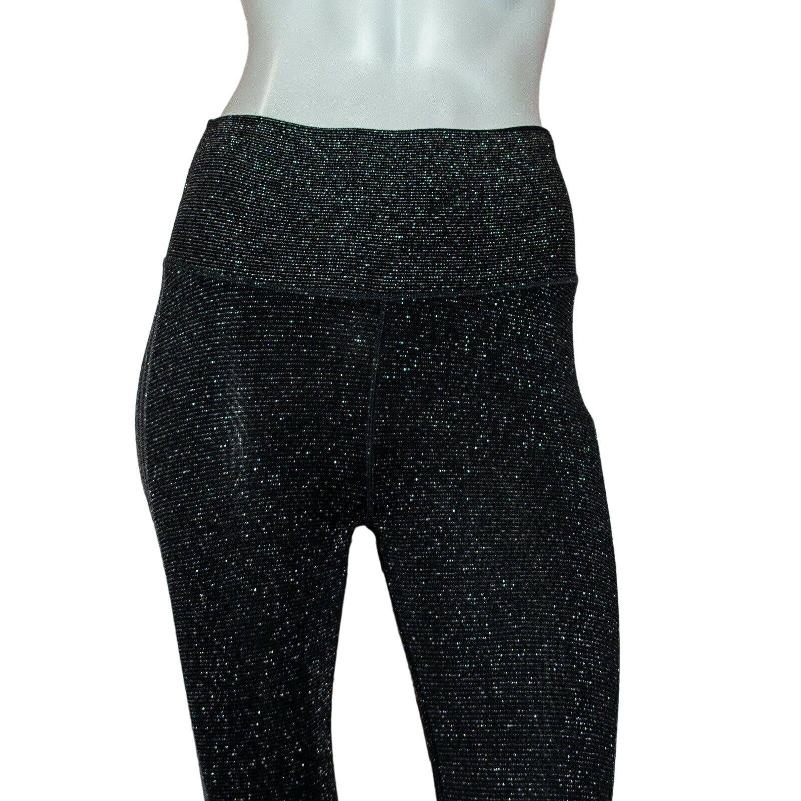 Good American GOOD AMERICAN Women's Side Panel Leggings Metallic Size 25" / US 0 / IT 36 - 8 Thumbnail