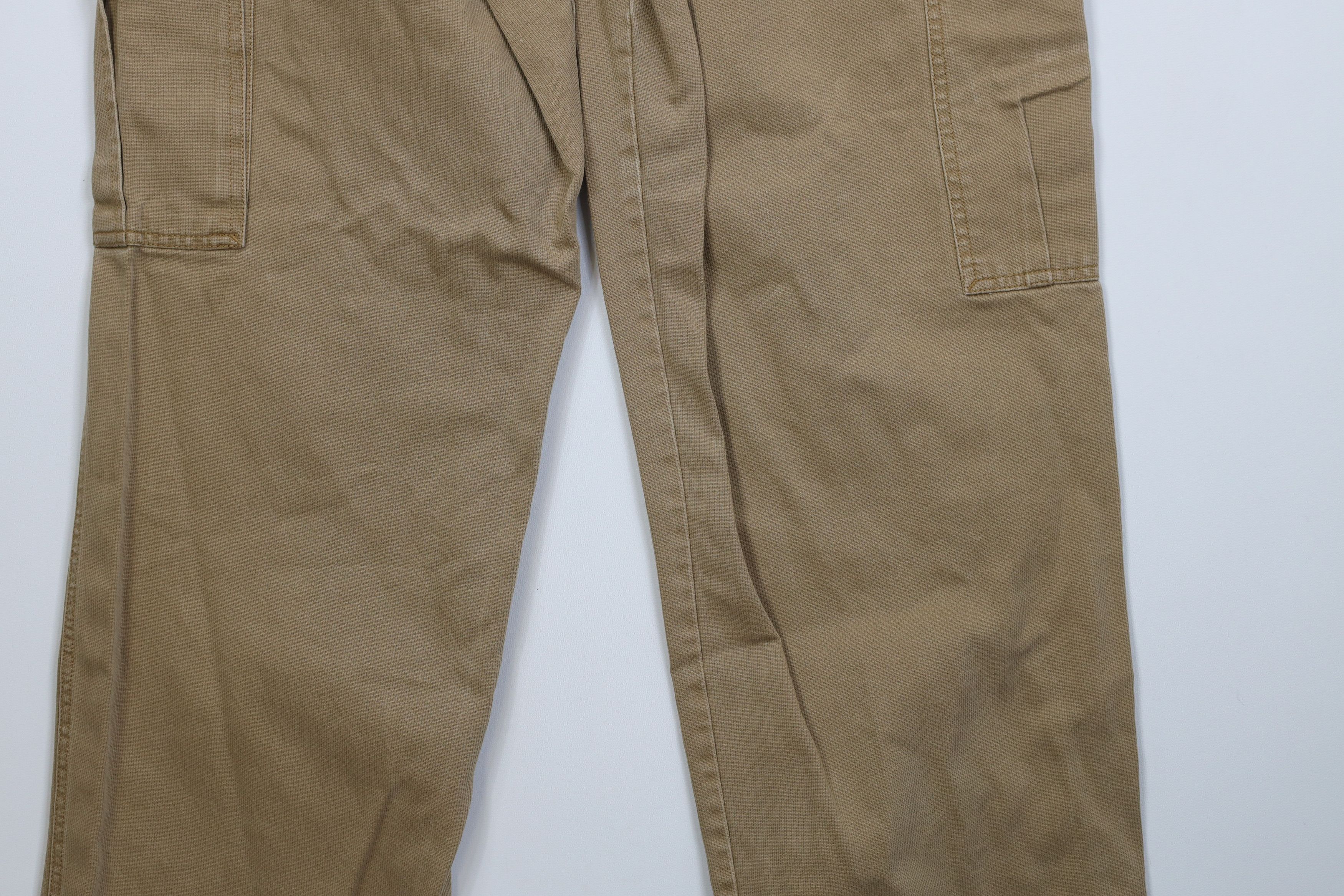 Vintage Vintage Y2K Streetwear Heavy Ribbed Whipcord Wide Leg Pants Size US 30 / EU 46 - 13 Thumbnail