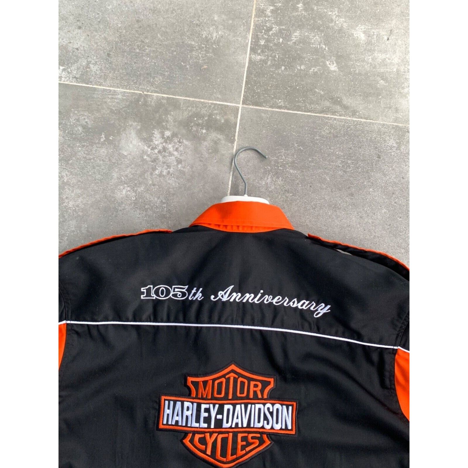 Harley Davidson Men's HARLEY DAVIDSON Biker Moto Embroidered Logo Shirt XL Size US XL / EU 56 / 4 - 22 Thumbnail