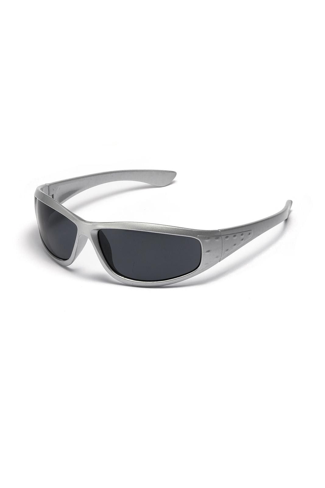 Other Vtg Y2k Avant Garde Futuristic Sunglasses Silver Unisex OS Size ONE SIZE - 1 Thumbnail