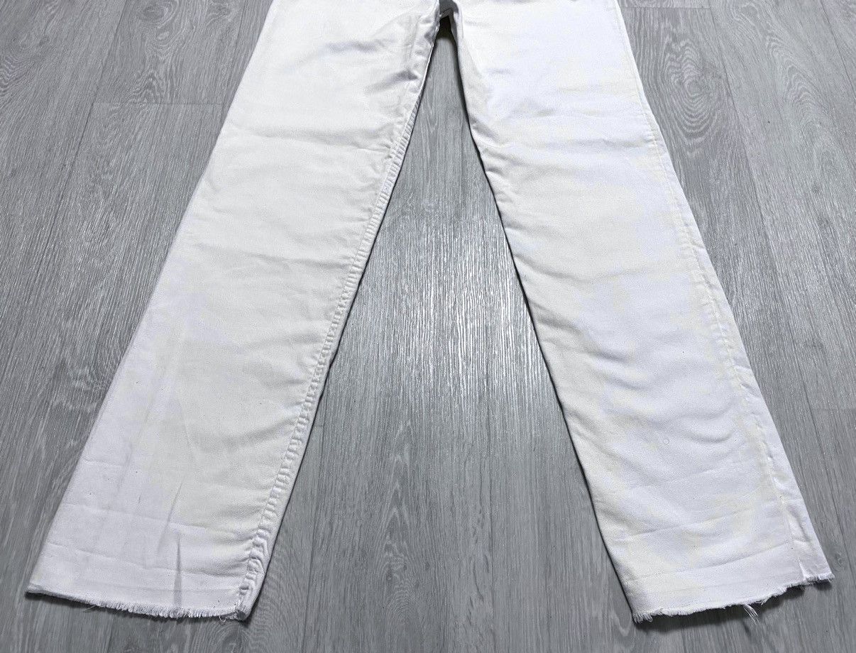 Levi's Vintage Clothing Deadstock Archival 50’s-60’s Levis White Fringed Jeans Denim Size 28" / US 6 / IT 42 - 22 Thumbnail