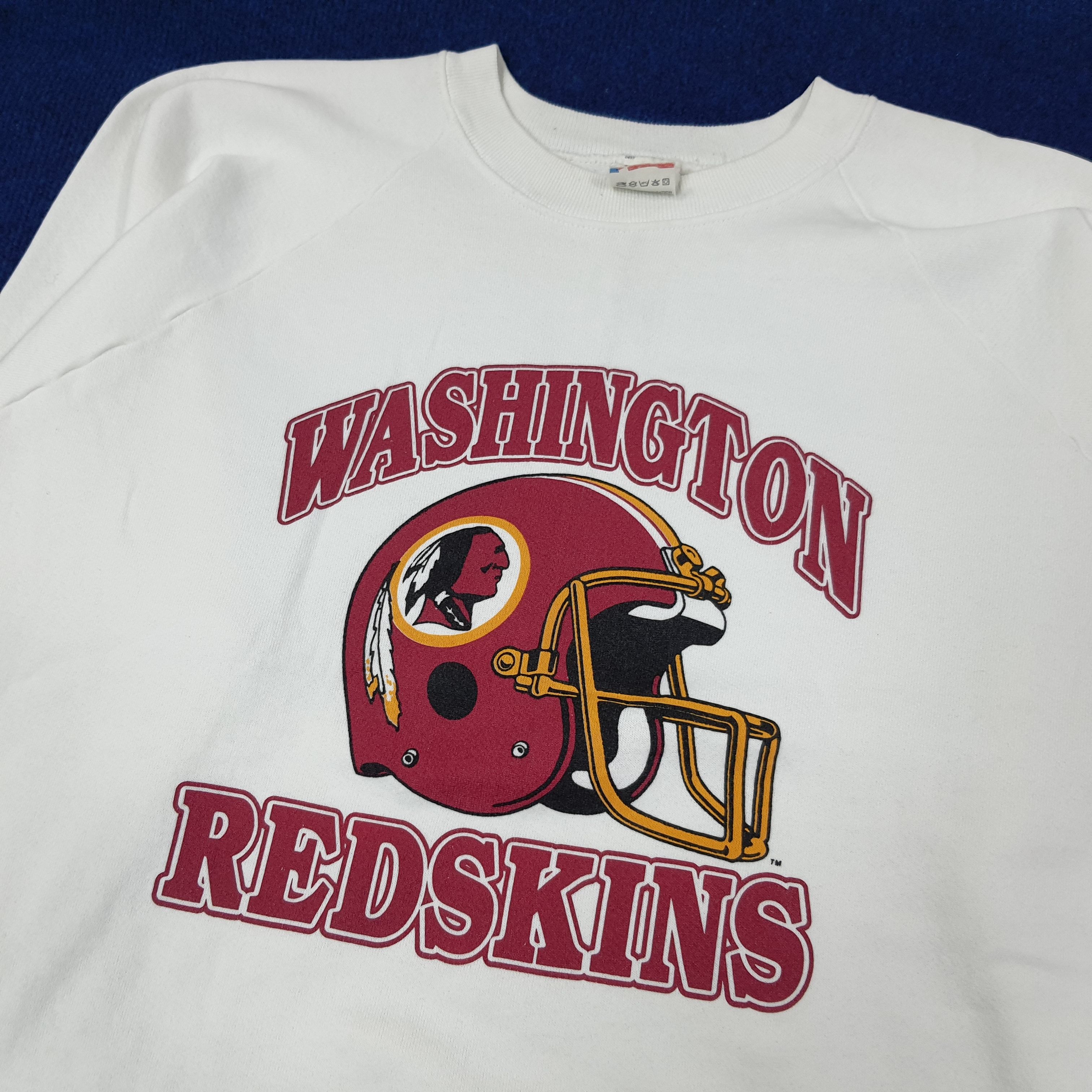 NFL Vintage Washington Redskin Football Team Sweatshirt C251N2 Size US L / EU 52-54 / 3 - 2 Thumbnail