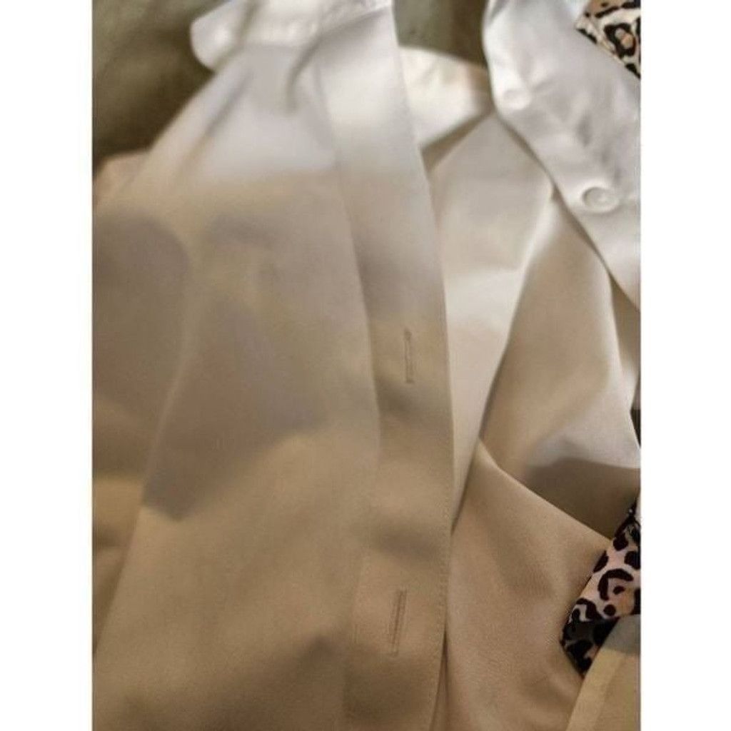 Chicos Chicos Ivory Blouse Size L / US 10 / IT 46 - 2 Thumbnail