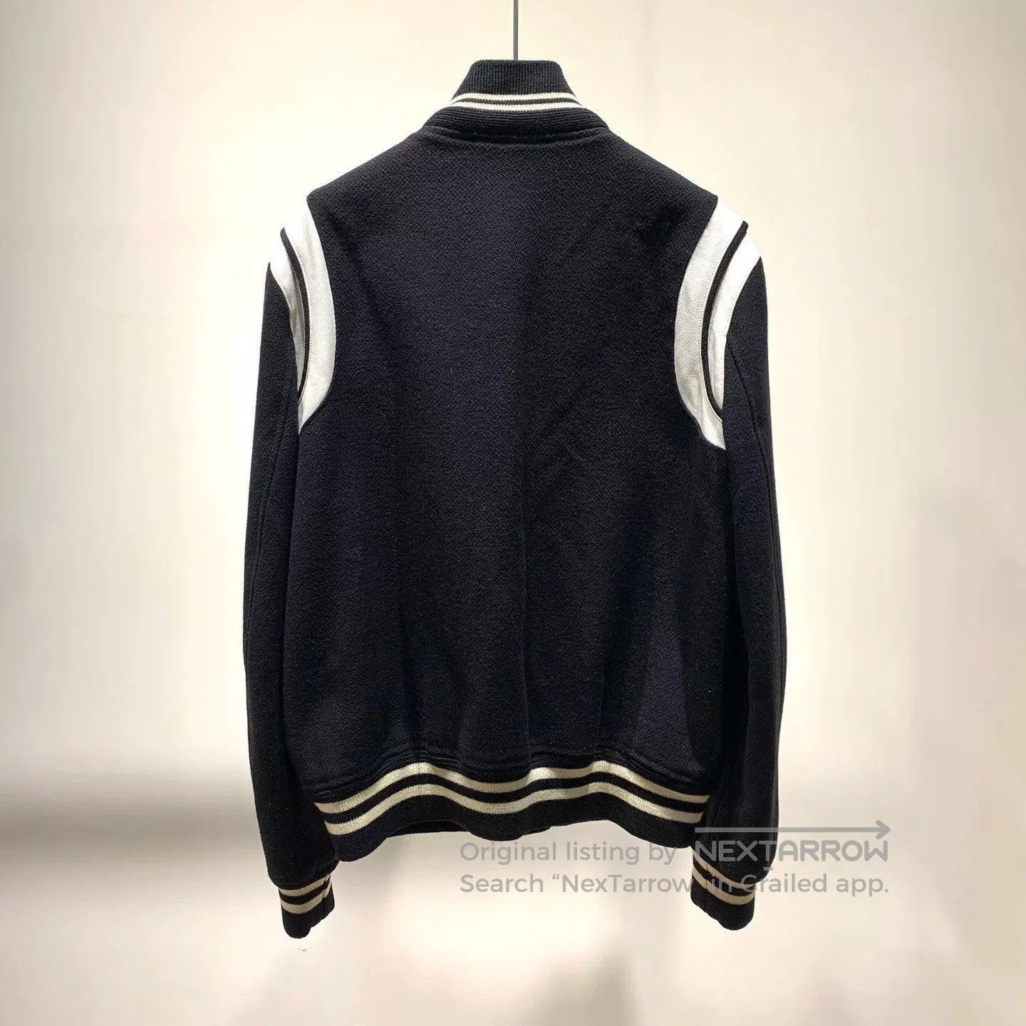 Saint Laurent Paris Saint Laurent Striped Baseball Jacket. Size US M / EU 48-50 / 2 - 3 Thumbnail