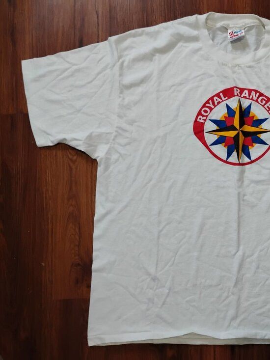 Hanes Vintage Royal Rangers Church Christian Jesus T-Shirt Size US XXL / EU 58 / 5 - 2 Thumbnail