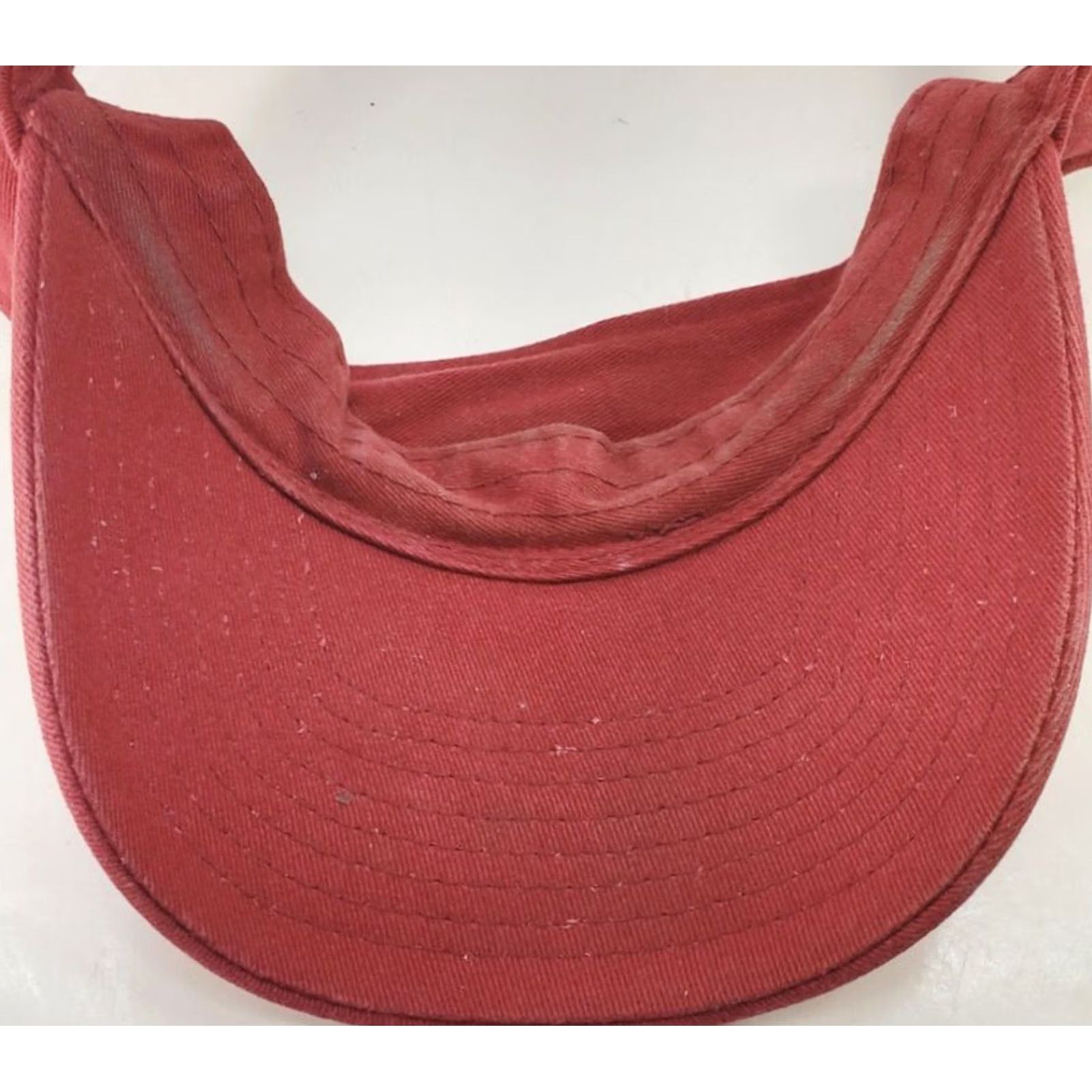 Vintage Southern Marsh Visor Hat Red Cotton Adjustable MENS / WOMENS UNISEX EUC Size ONE SIZE - 6 Thumbnail