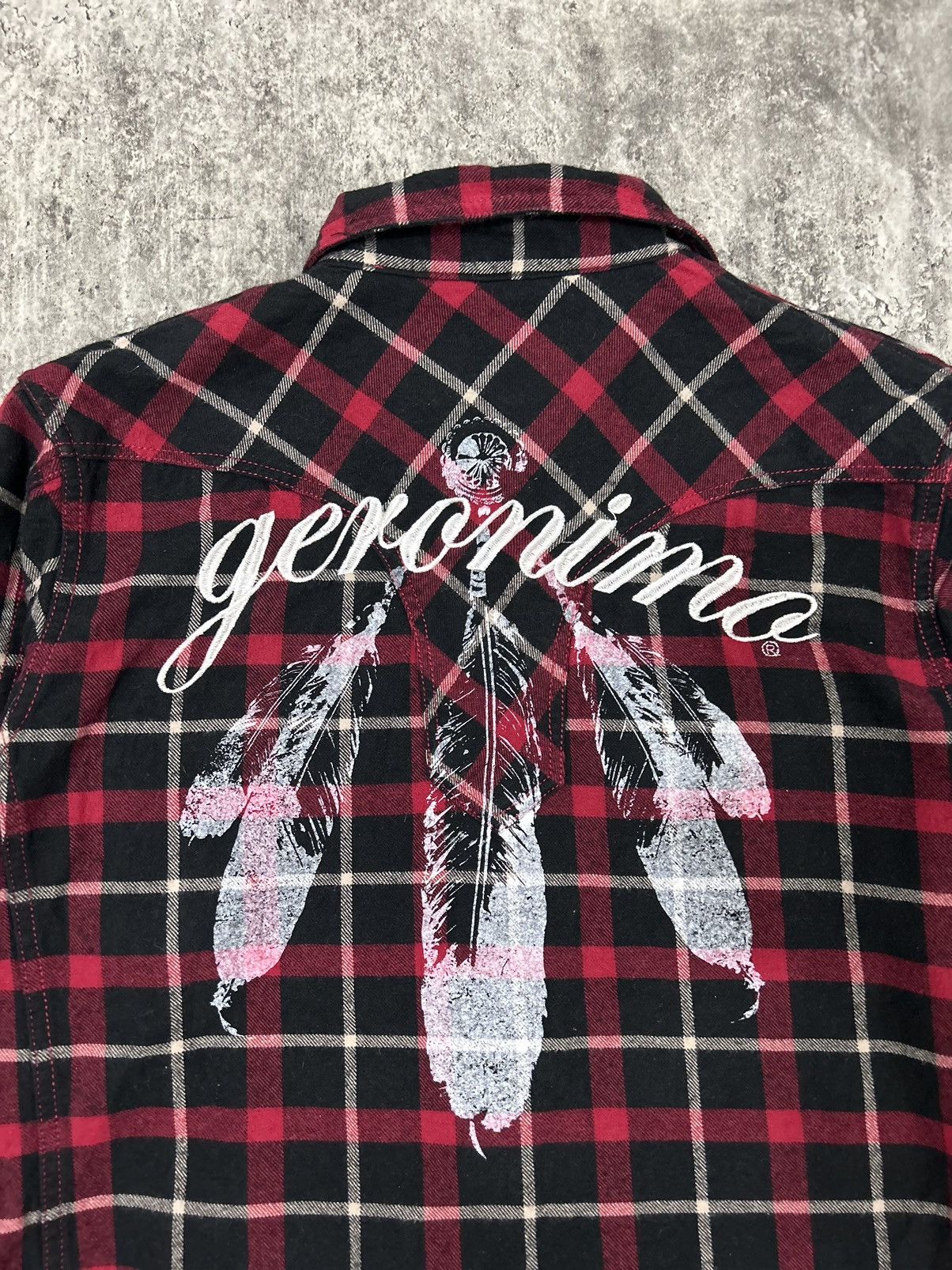 Hysteric Glamour Geronimo Pendant Goro’s Flannel Button Shirt Size US L / EU 52-54 / 3 - 7 Thumbnail