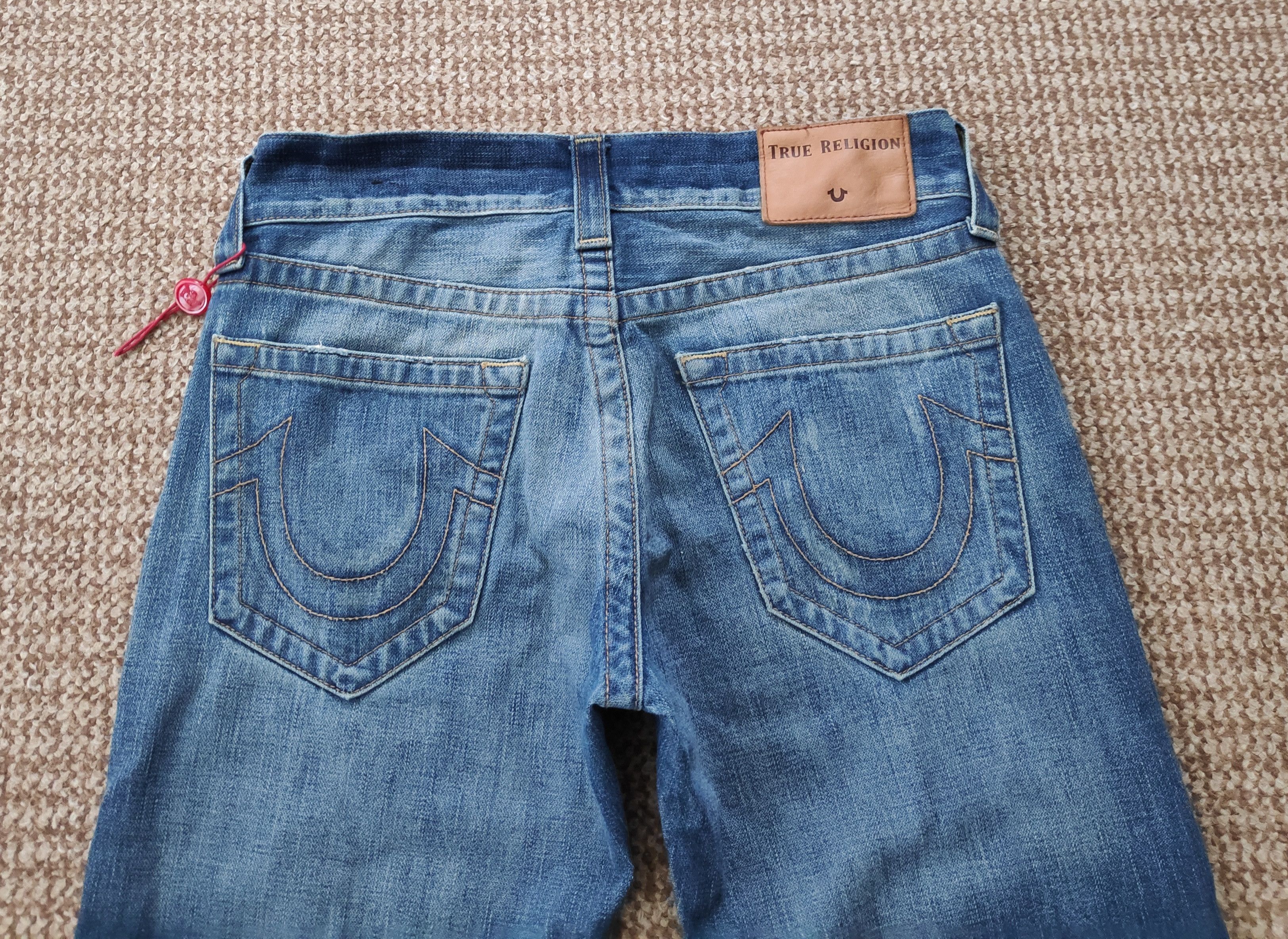 True Religion True Religion Relaxed Slim Geno Distressed Denim Jeans Size US 29 - 4 Thumbnail