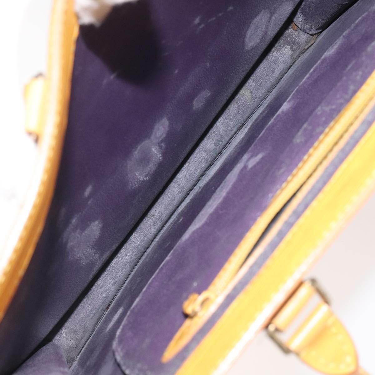 Louis Vuitton LOUIS VUITTON Epi Sac Plat Hand Bag Yellow M52079 Size ONE SIZE - 10 Thumbnail