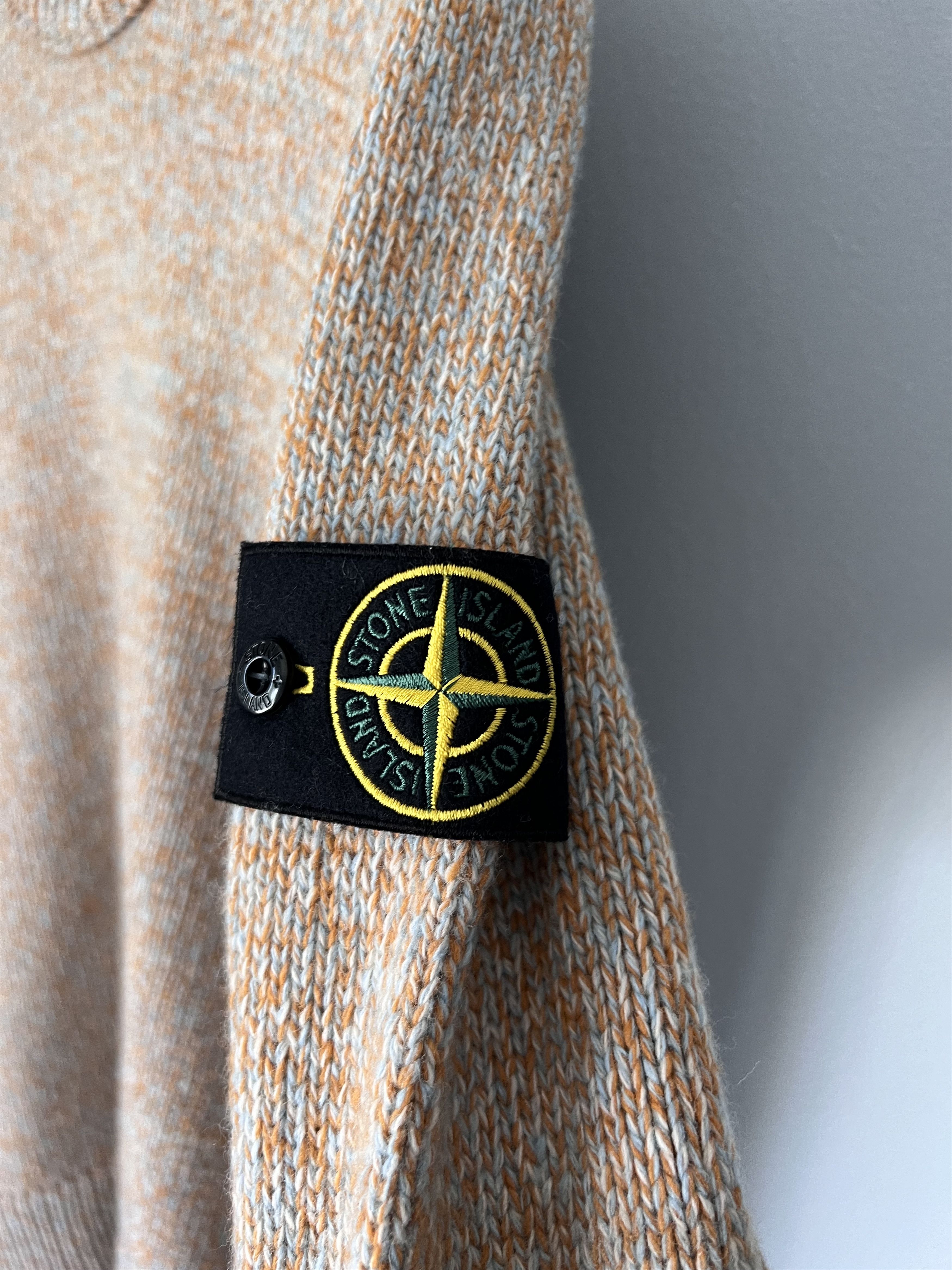 Stone Island Stone Island Chunky Wool Sweater in Beige Size US M / EU 48-50 / 2 - 4 Thumbnail