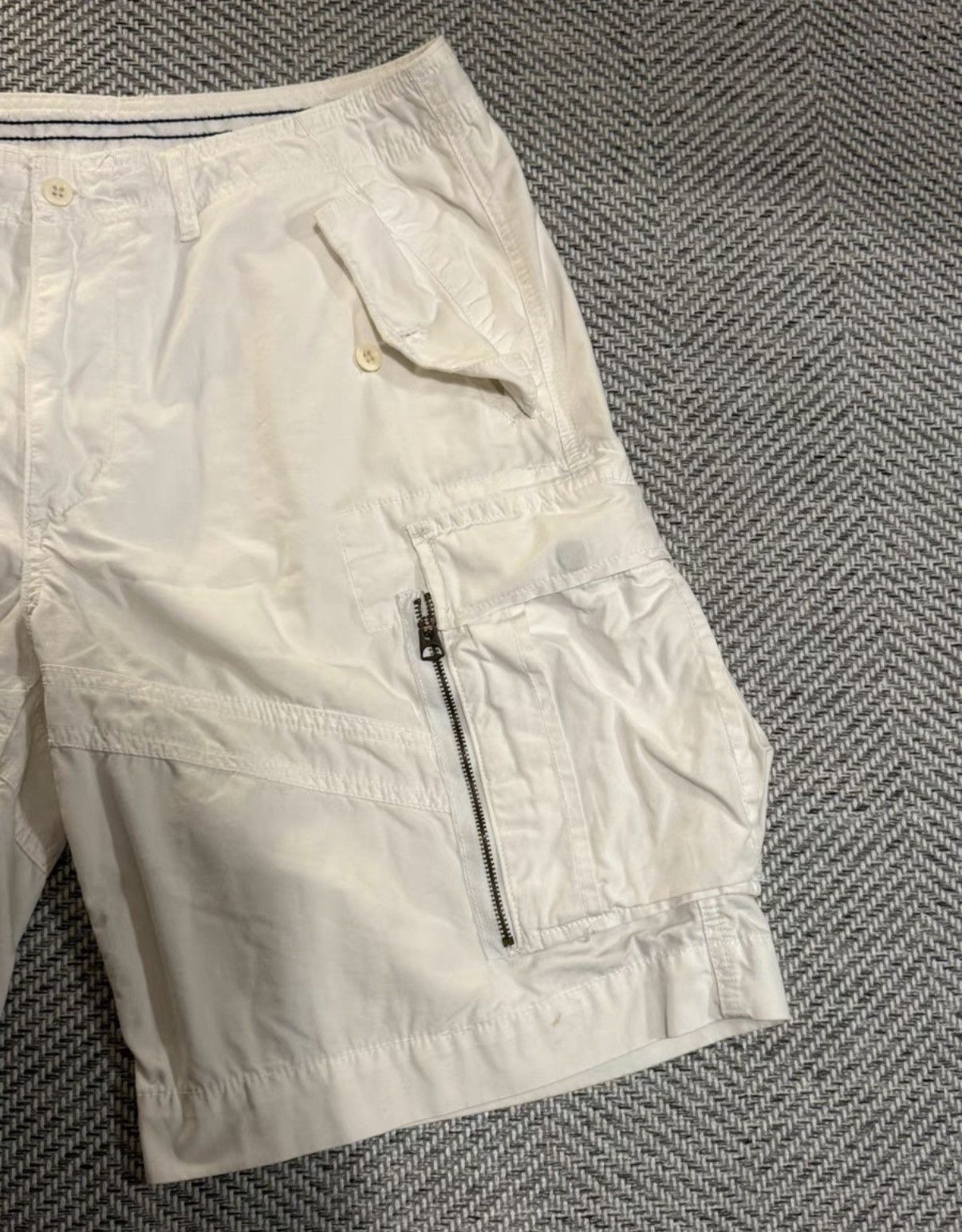 Ralph Lauren Ralph Lauren RL-067 White Cargo Shorts K24 Size US 34 / EU 50 - 2 Thumbnail