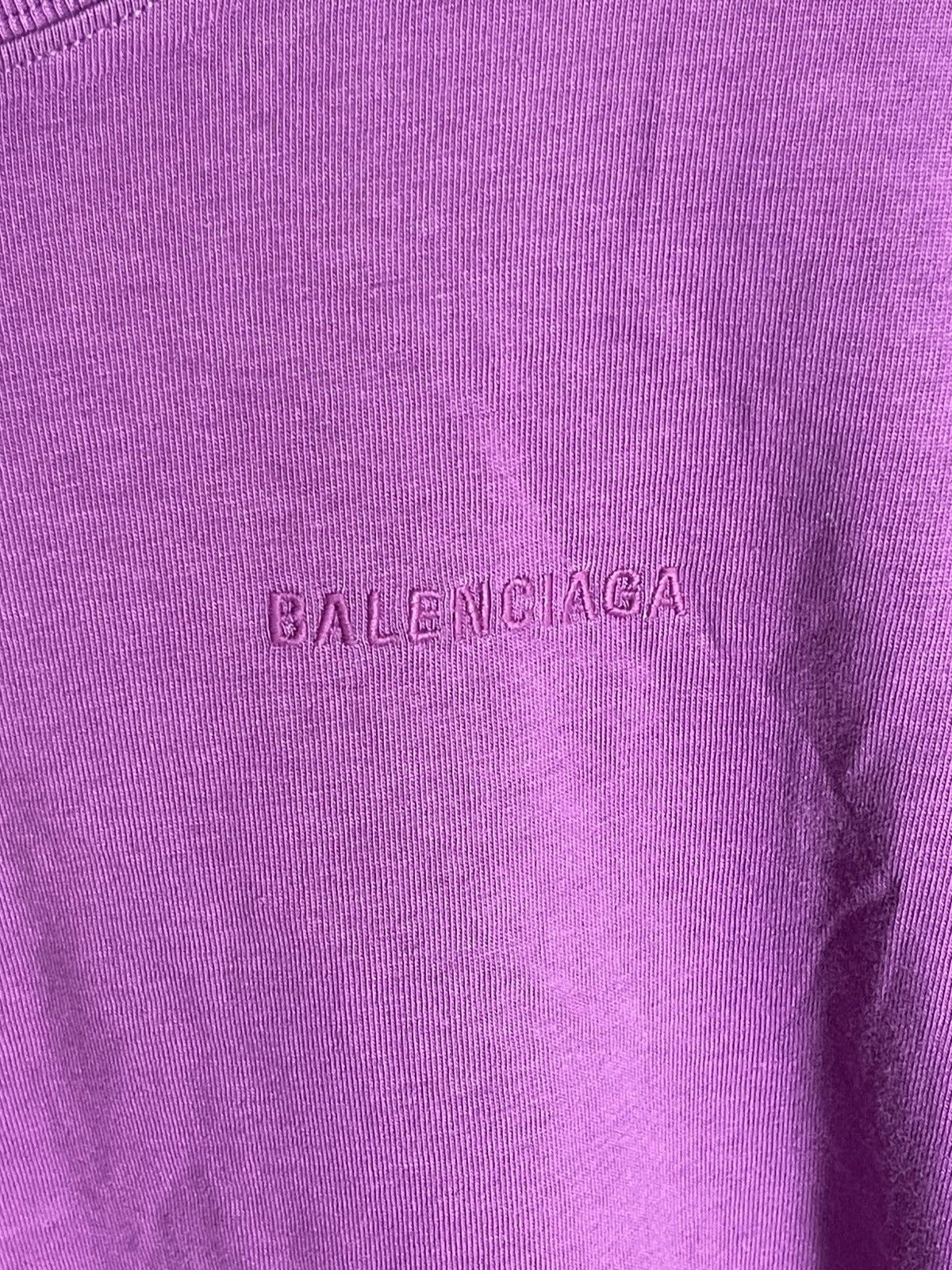 Balenciaga BALENCIAGA LOGO SHIRT Size US XXL / EU 58 / 5 - 5 Thumbnail