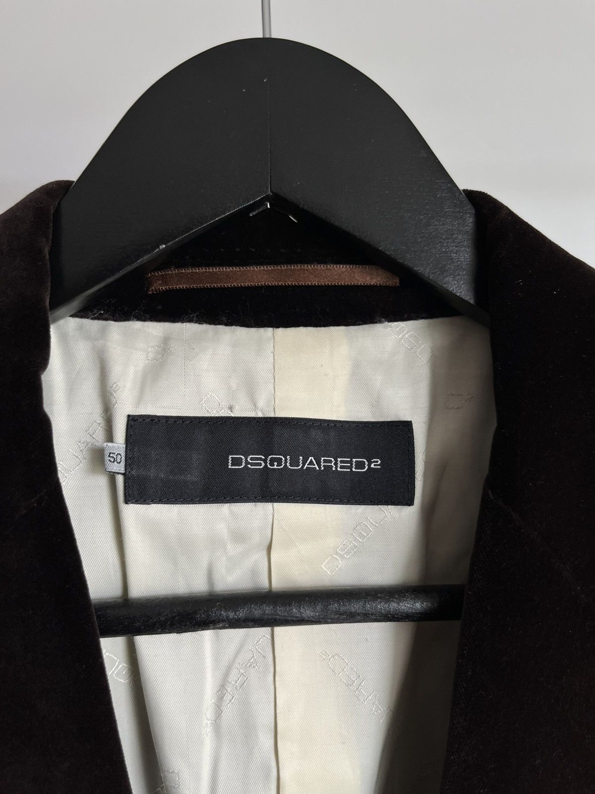 Dsquared2 Archive Dsquared2 AW06 runway hand made velvet blazer jacket Size 50S - 10 Thumbnail