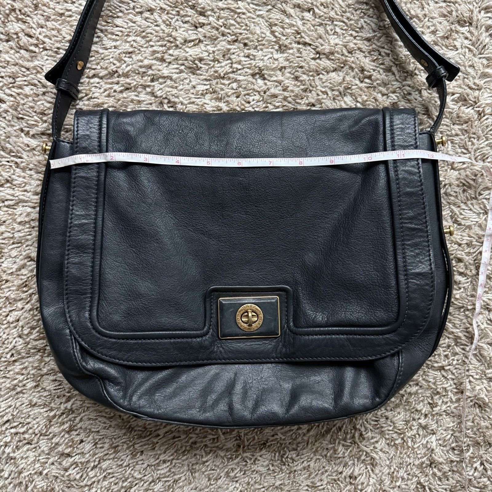 Marc Jacobs × Marc by Marc Jacobs Marc By Marc Jacobs Messenger Bag Black Leather Purse Size ONE SIZE - 15 Thumbnail