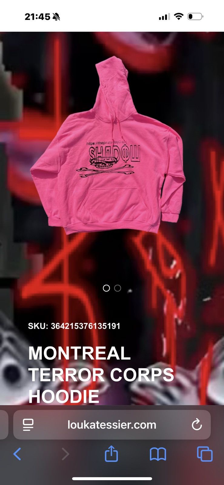Band Tees 1 of 5 SHADOW WIZARD MONEY GANG PINK HOODIE BY LOUKA TESSIER Size US XXL / EU 58 / 5 - 1 Thumbnail