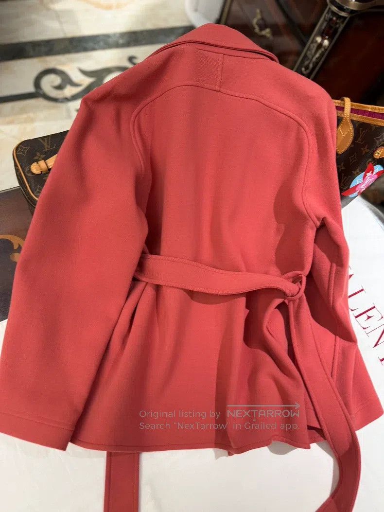 Hermes Hermes Wool Coat Belted Jacket Size XXS / US 00 / IT 34 - 7 Thumbnail