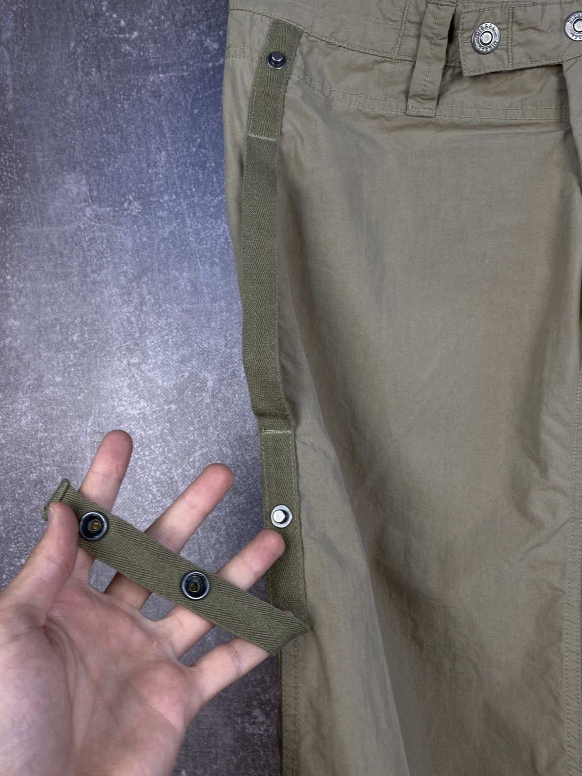Diesel × Vintage Vintage Diesel Parachute Baggy Pants Size US 27 - 7 Thumbnail