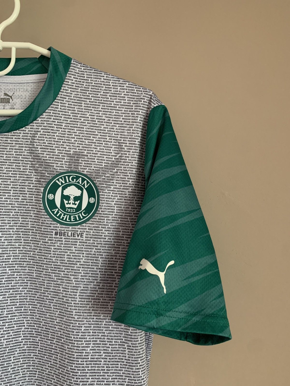 Puma Wigan Athletic Third Football Shirt Puma Soccer Jersey Sz L Size US L / EU 52-54 / 3 - 4 Thumbnail