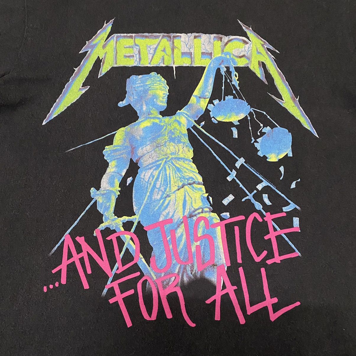 Band Tees × Metallica y2k Metallica Justice For All Band T Shirt Uniqlo Size US L / EU 52-54 / 3 - 4 Thumbnail