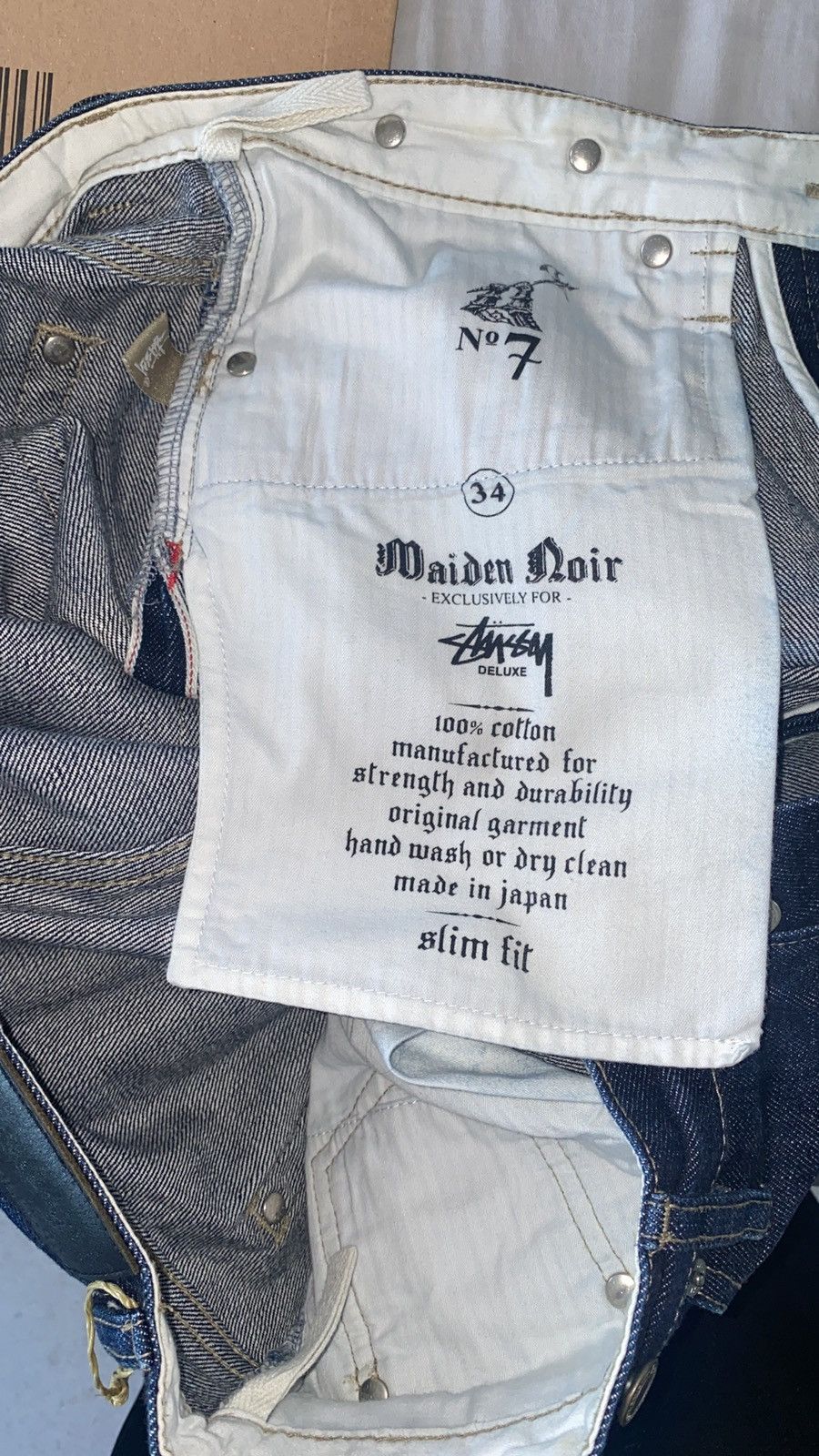 Stussy Stüssy x Maiden Noir Japanese Denim Size US 34 / EU 50 - 3 Thumbnail