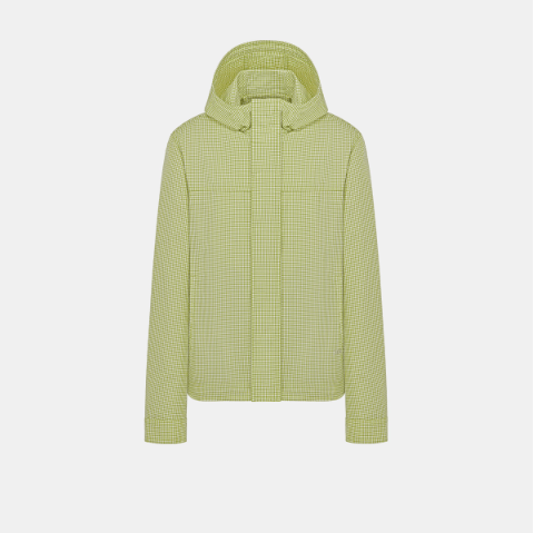 image of Dior O1Bcso1Str0324 Blouson In White/green in White Green, Men's (Size Large)