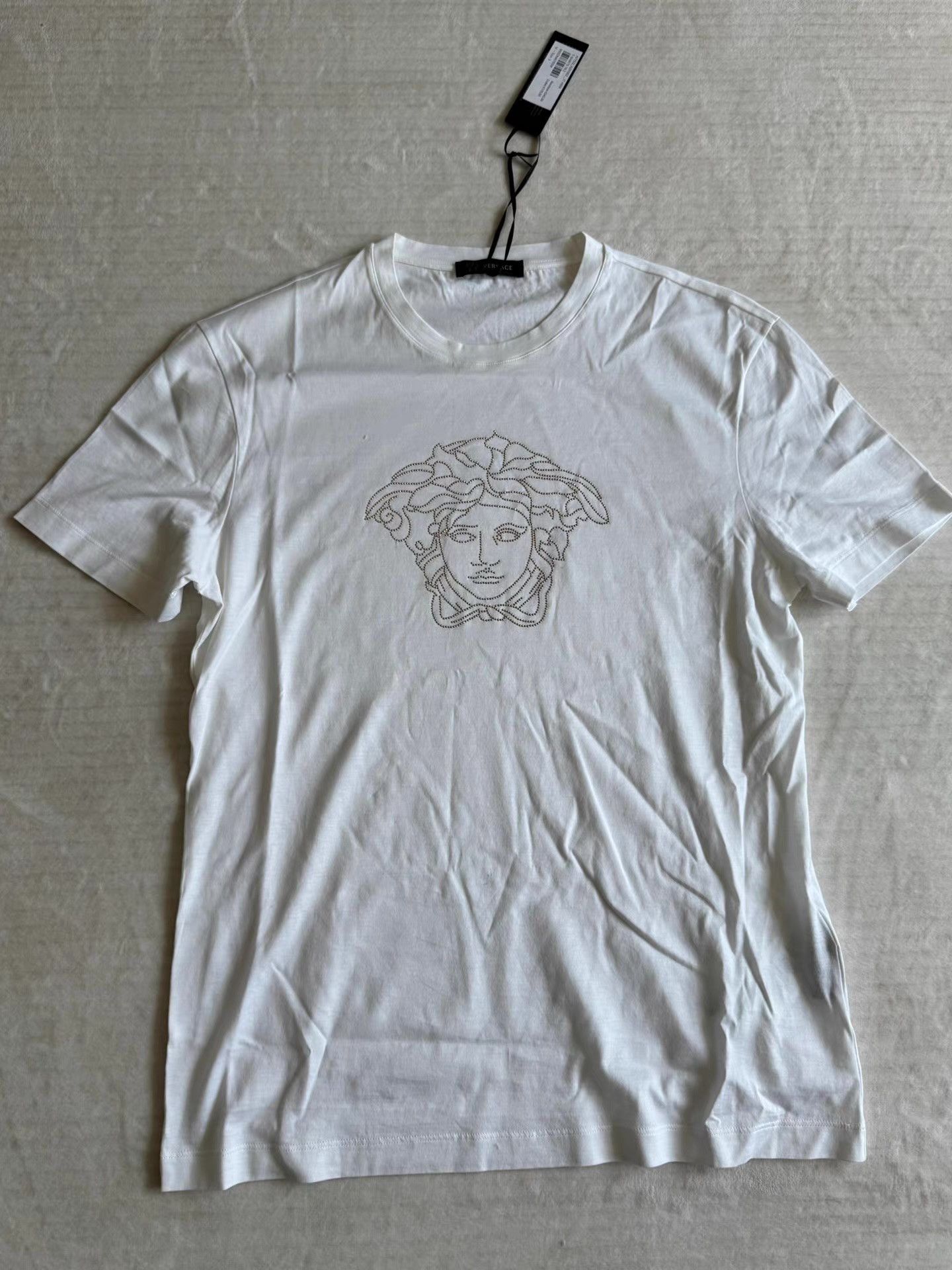 Versace Versace Crystal-Embellished T-shirt Ｑ23 Size US S / EU 44-46 / 1 - 1 Thumbnail