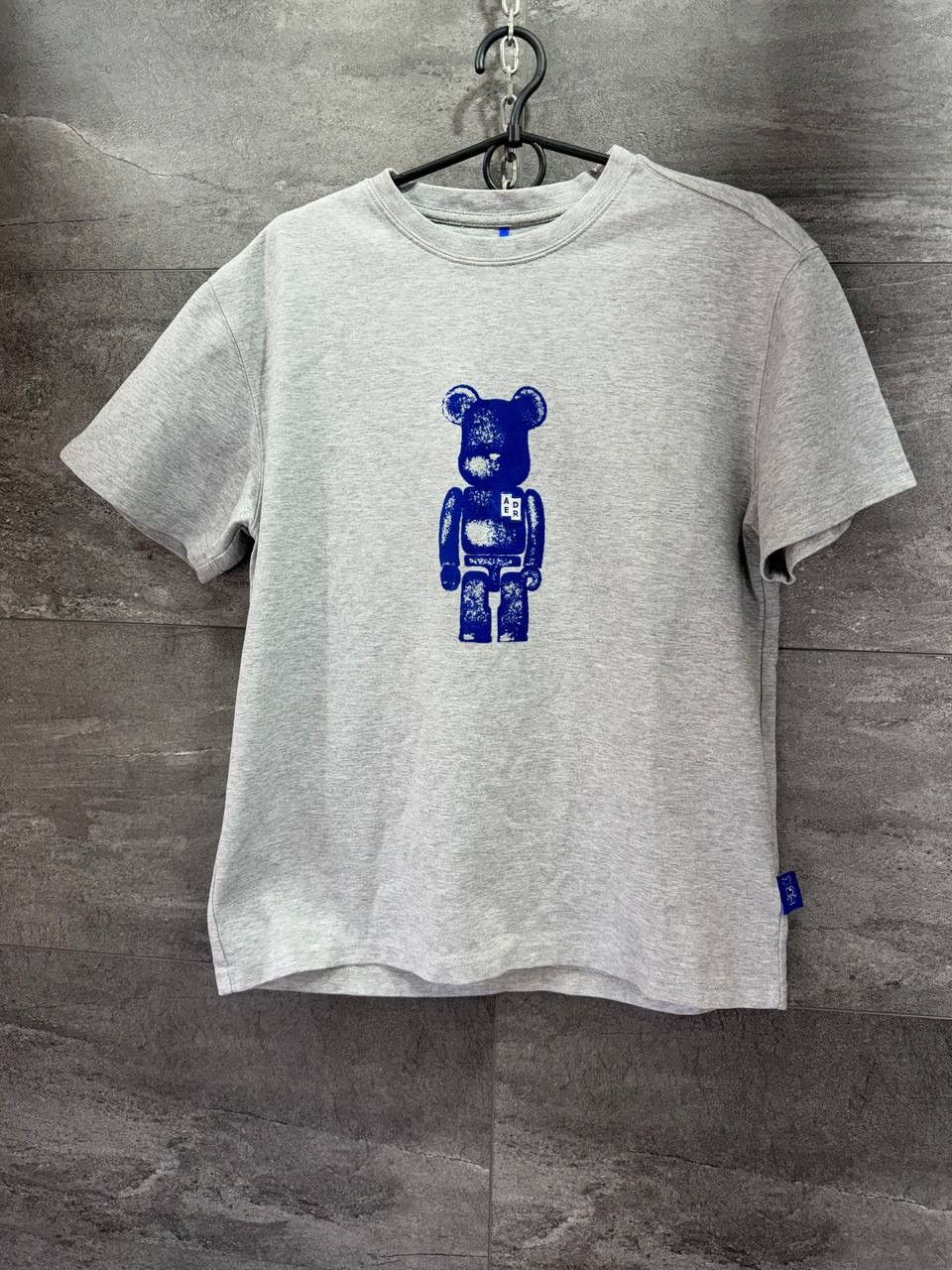 Ader Error Grey Ader Error t-shirt w/ Layered Plastic detail