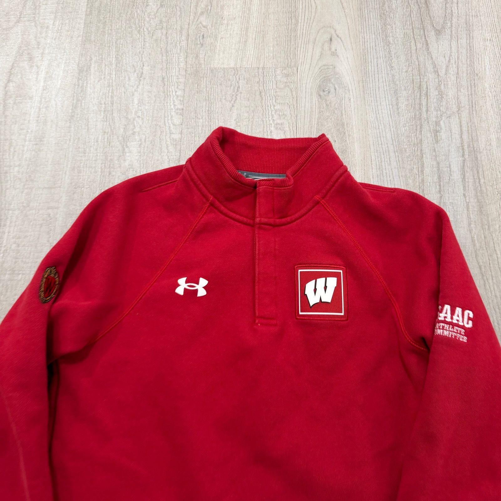 Under Armour Under Armour Wisconsin Badgers Sweatshirt Men's Extra Small Size US XS / EU 42 / 0 - 2 Thumbnail