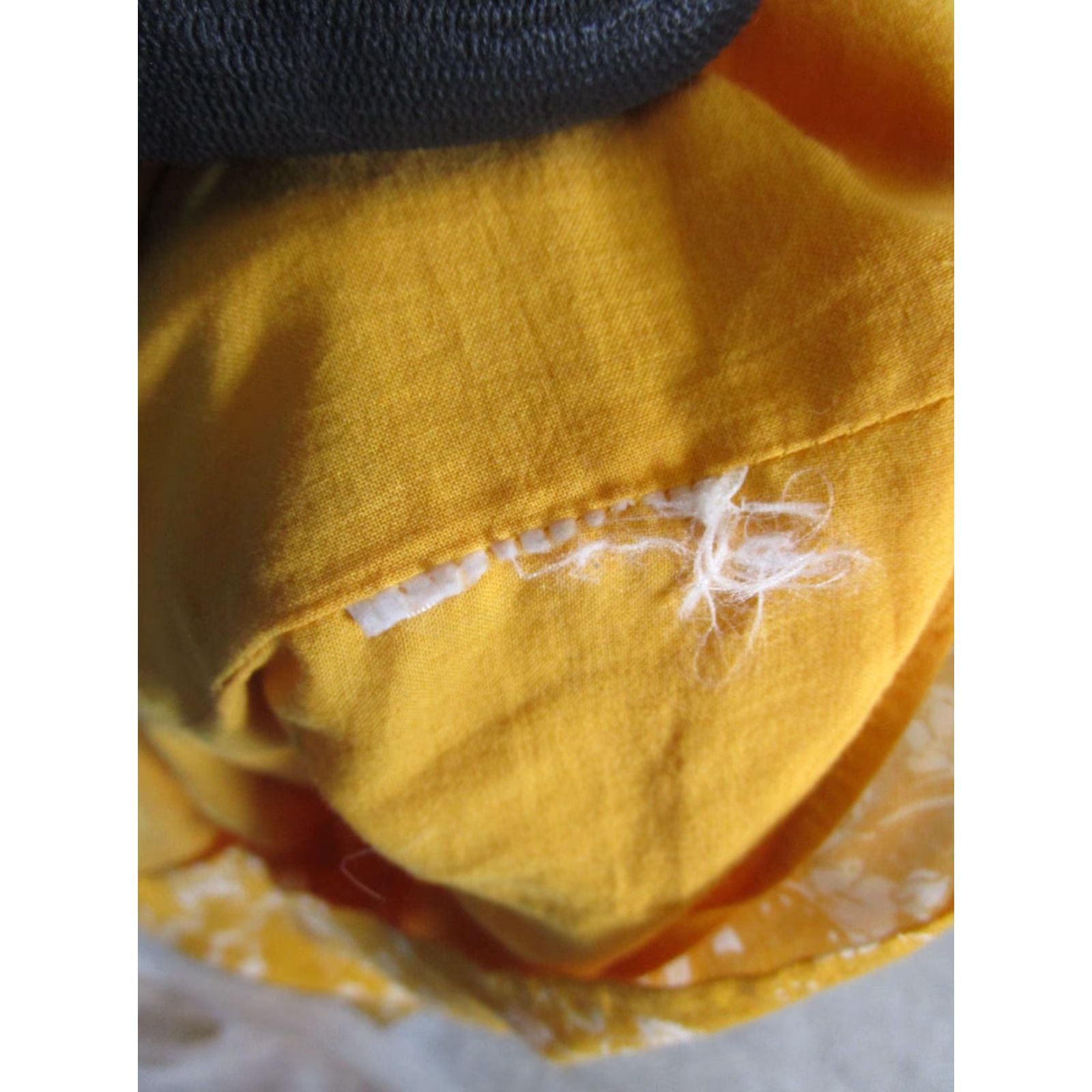 Vintage MAEVE Shirt Womens XL Yellow White Floral Tank Top Sleeveless Square Neck Pullover Cotton - Floral Pattern - 90s/Concert? (if applicable) Womens Size XL / US 12-14 / IT 48-50 - 4 Thumbnail