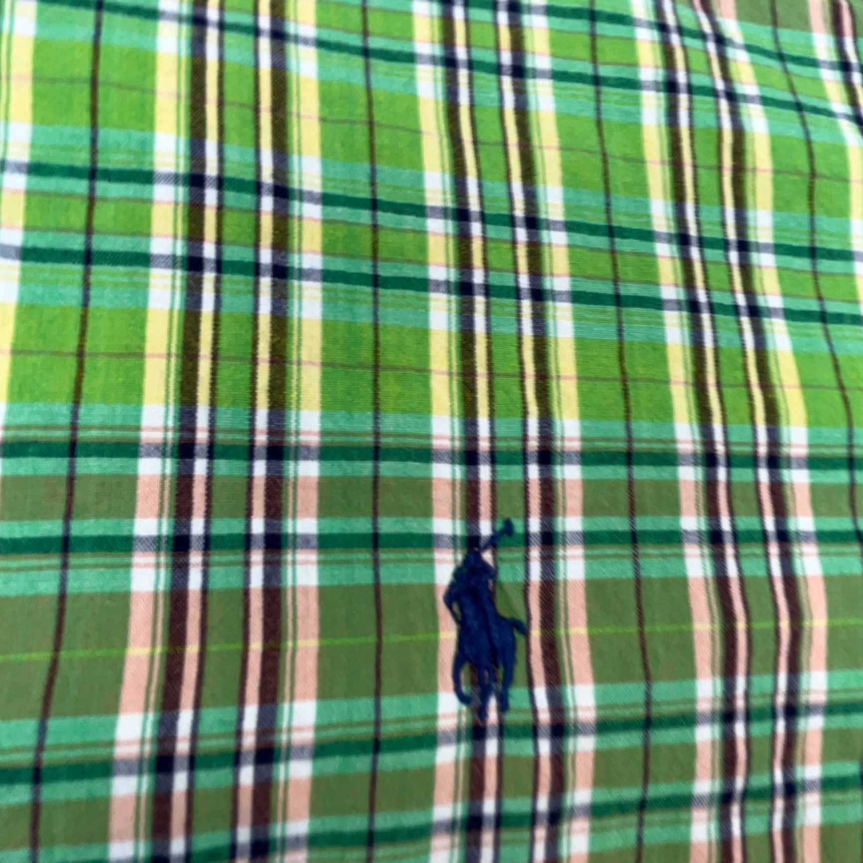 Ralph Lauren VINTAGE Ralph Lauren Shirt Men Large Green Plaid Button-Front Casual Modern Polo Tartan Size US M / EU 48-50 / 2 - 5 Thumbnail