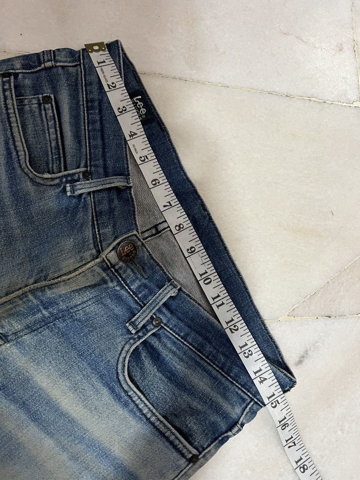 If Six Was Nine × Japanese Brand × Lee 🌈Lee Riders Distressed Mud Wash Jean Size US 29 - 3 Thumbnail