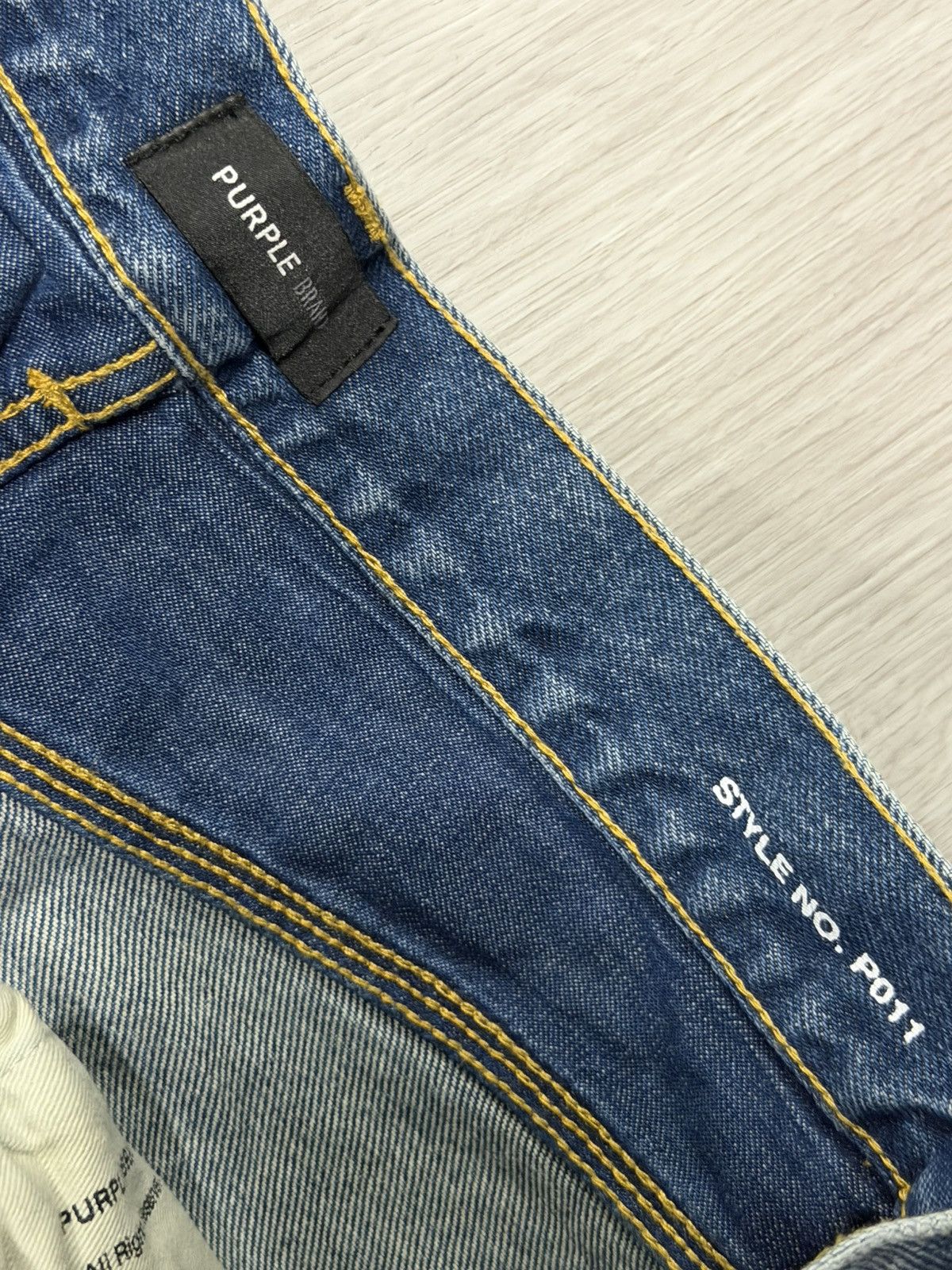 Purple Brand Purple Brand Calcium Powder Distressed Jeans Size US 32 / EU 48 - 3 Thumbnail