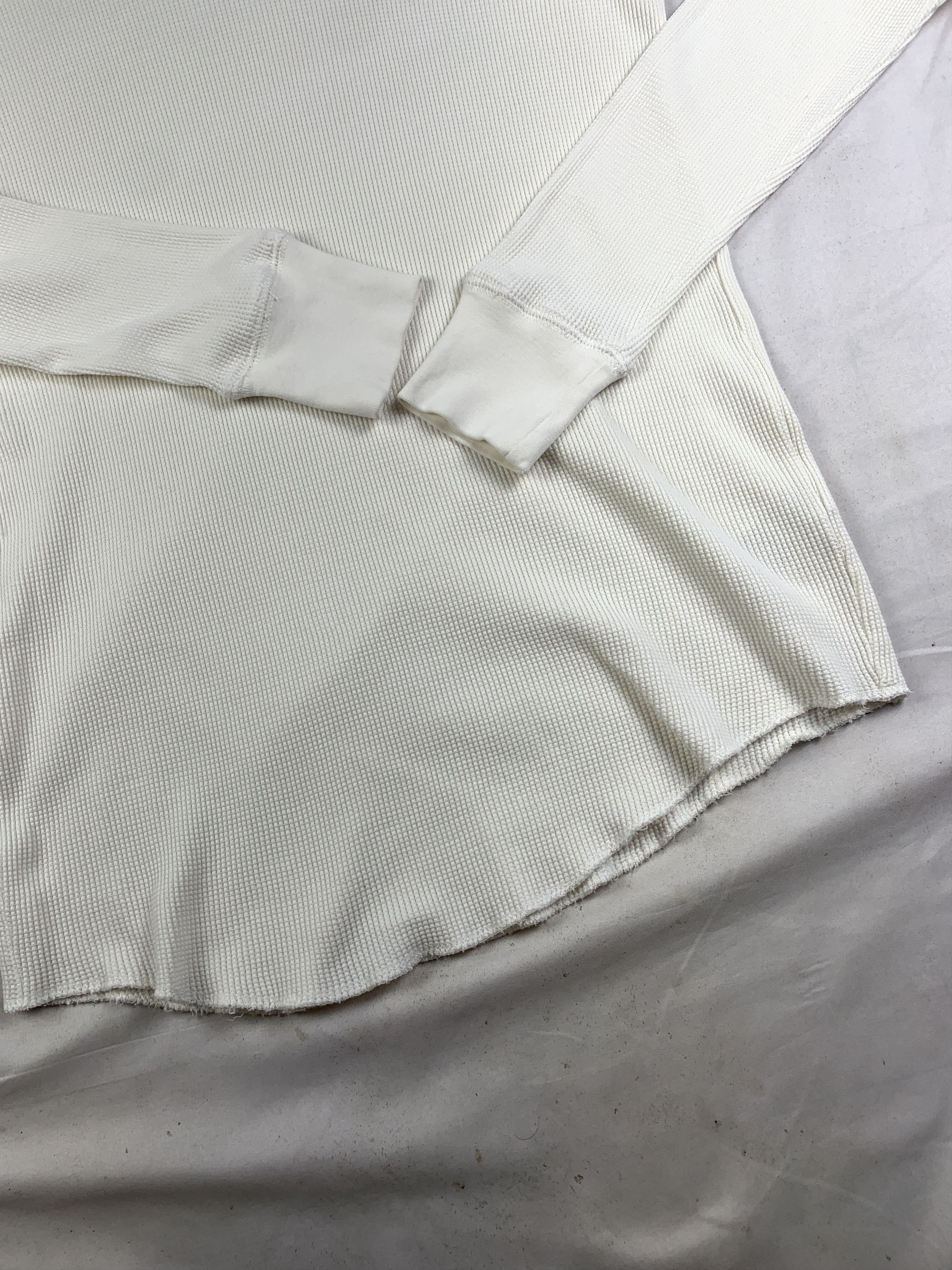 Schott Schott NYC White Inner Military Thermal Tee (L) Size L / US 10 / IT 46 - 7 Thumbnail