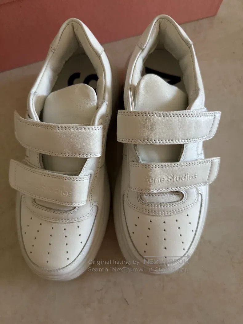 Acne Studios Acne Studios Velcro White Sneakers Size US 5 / EU 37 - 2 Thumbnail