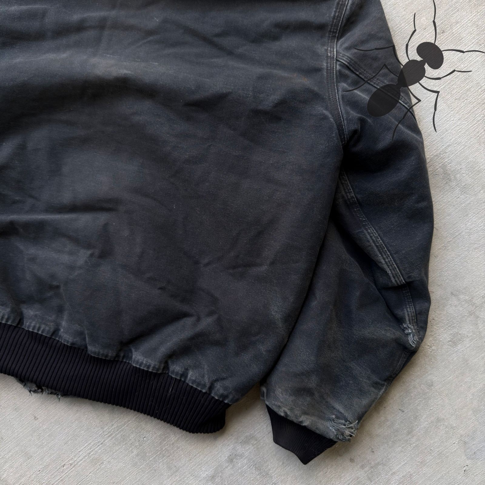 Carhartt × Vintage Carhartt J140 black hooded work wear jacket Size US L / EU 52-54 / 3 - 8 Thumbnail