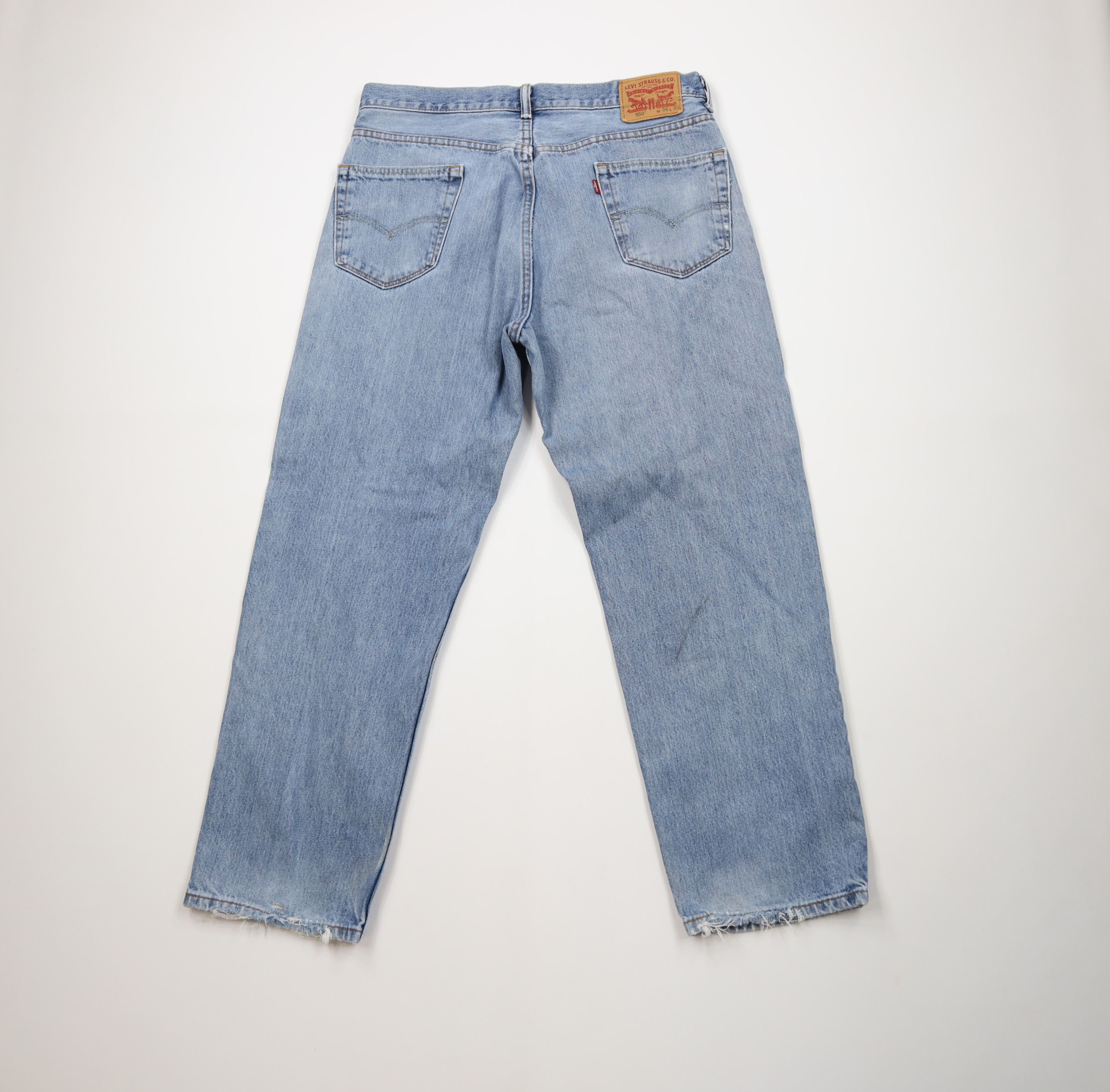 Levi's Vintage Y2K Levis 550 Relaxed Fit Denim Jeans Blue Cotton Size US 36 / EU 52 - 11 Thumbnail