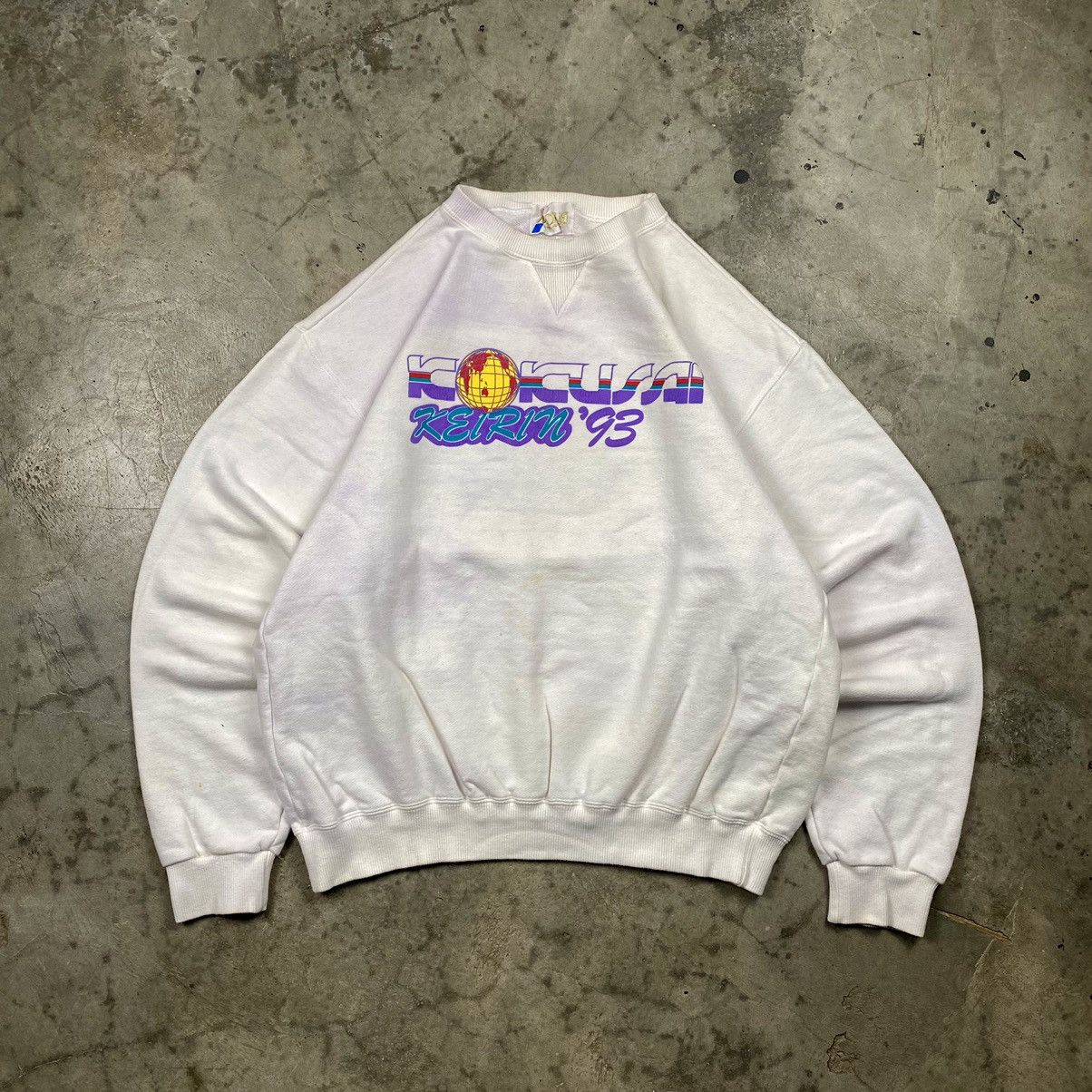 Japanese Brand 1993 Japan Kokusai Keirin Sports Boxy Crewneck Size US M / EU 48-50 / 2 - 1 Thumbnail
