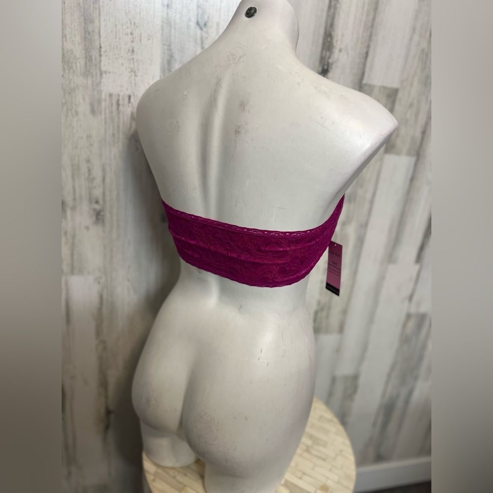 Other Pink Lace Strapless Bandeau Bralette Top Size L Size L / US 10 / IT 46 - 3 Thumbnail