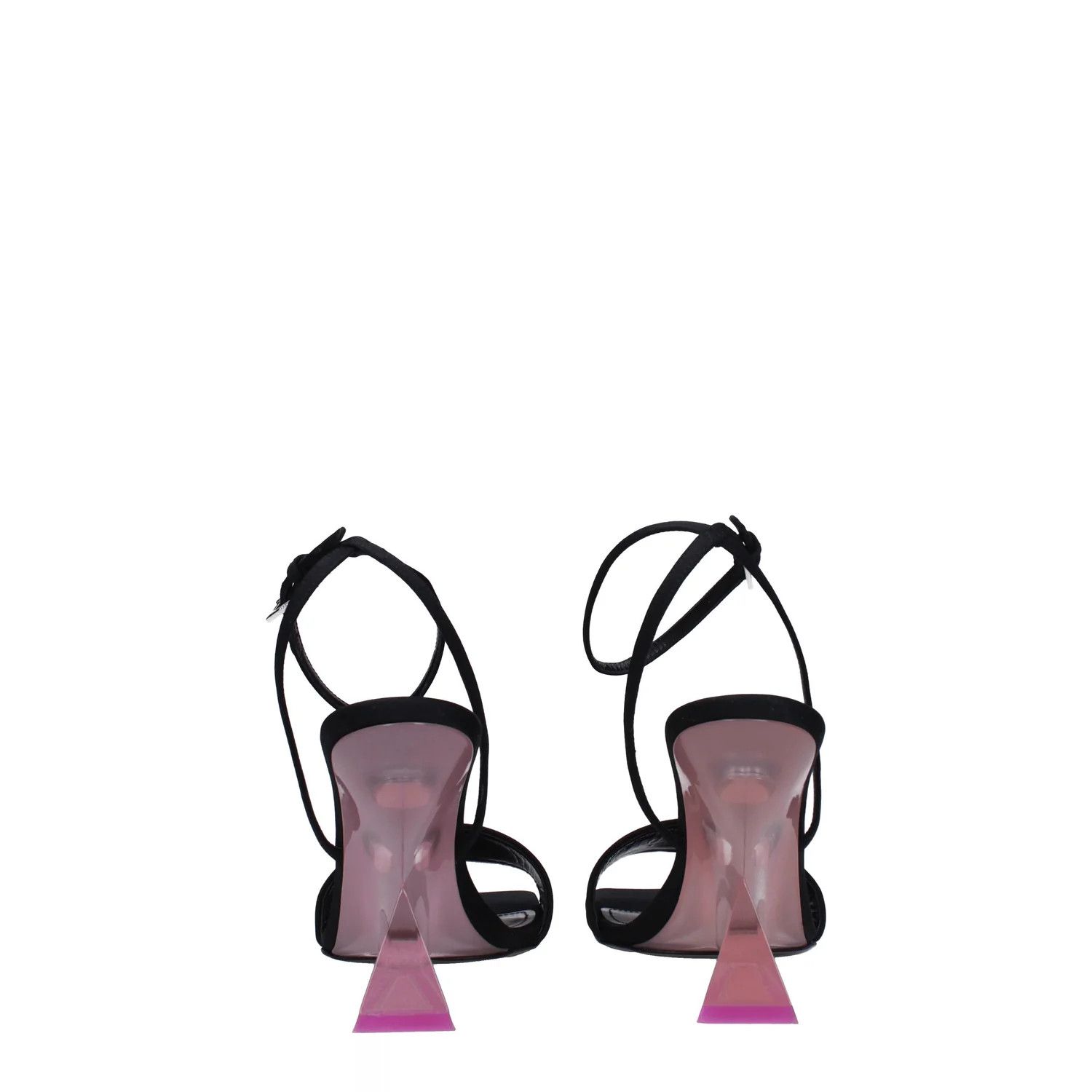 The Attico ob1o1e1224 Satin Sandals in Black Size US 8 / IT 38 - 5 Thumbnail
