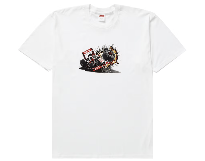 Supreme Supreme Crash Tee (FW21) White Size US S / EU 44-46 / 1 - 1 Thumbnail
