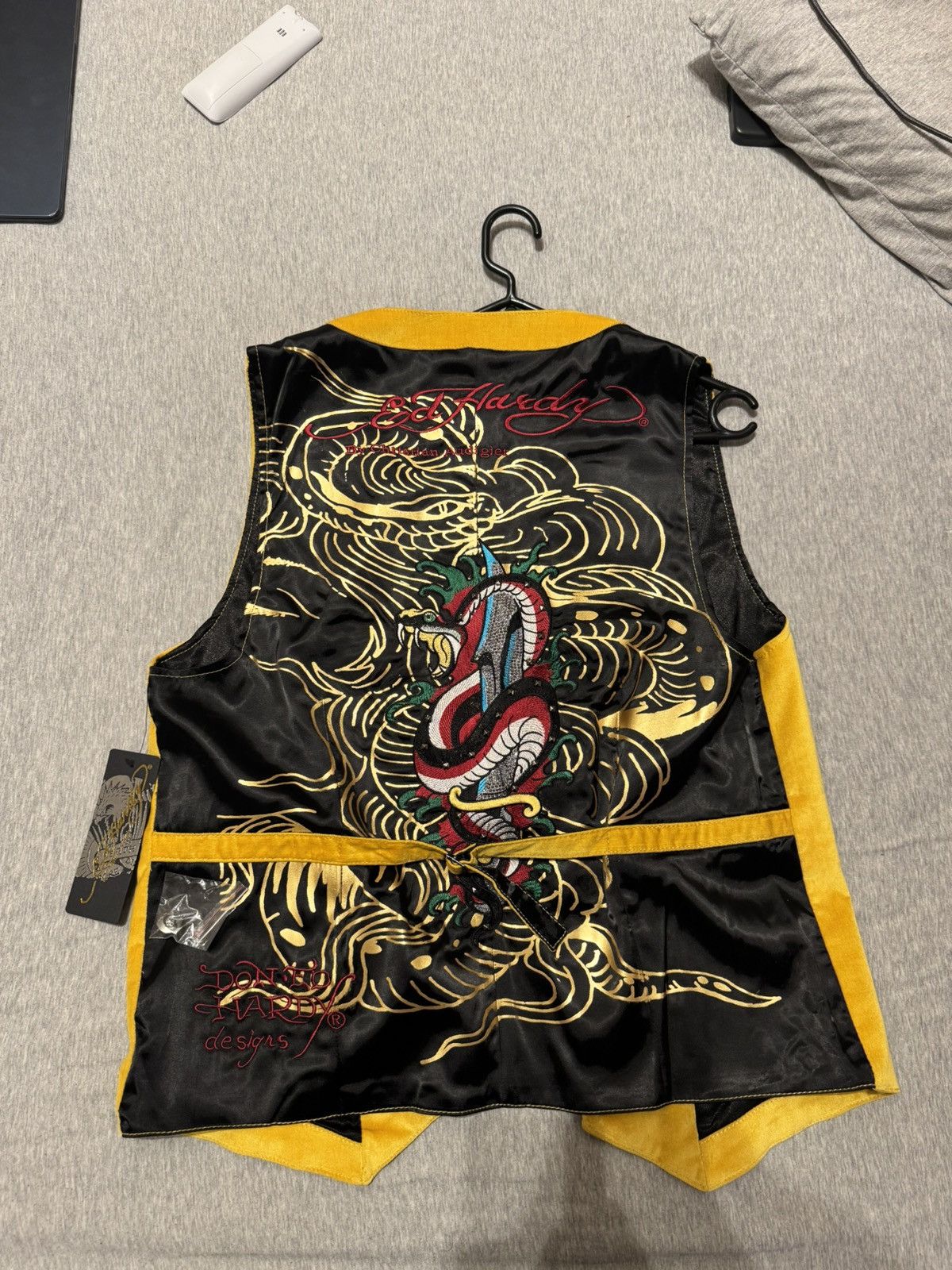 Ed Hardy Don Ed Hardy velvet Vest Size US M / EU 48-50 / 2 - 7 Thumbnail