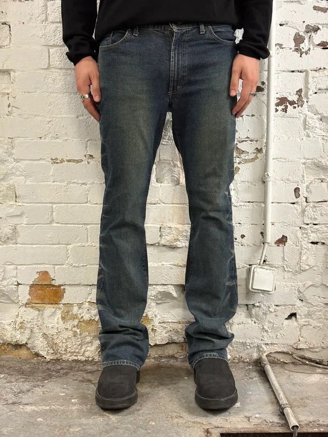 Just Cavalli 2000s Cavalli Blue Denim Washed Jeans Size US 32 / EU 48 - 2 Thumbnail