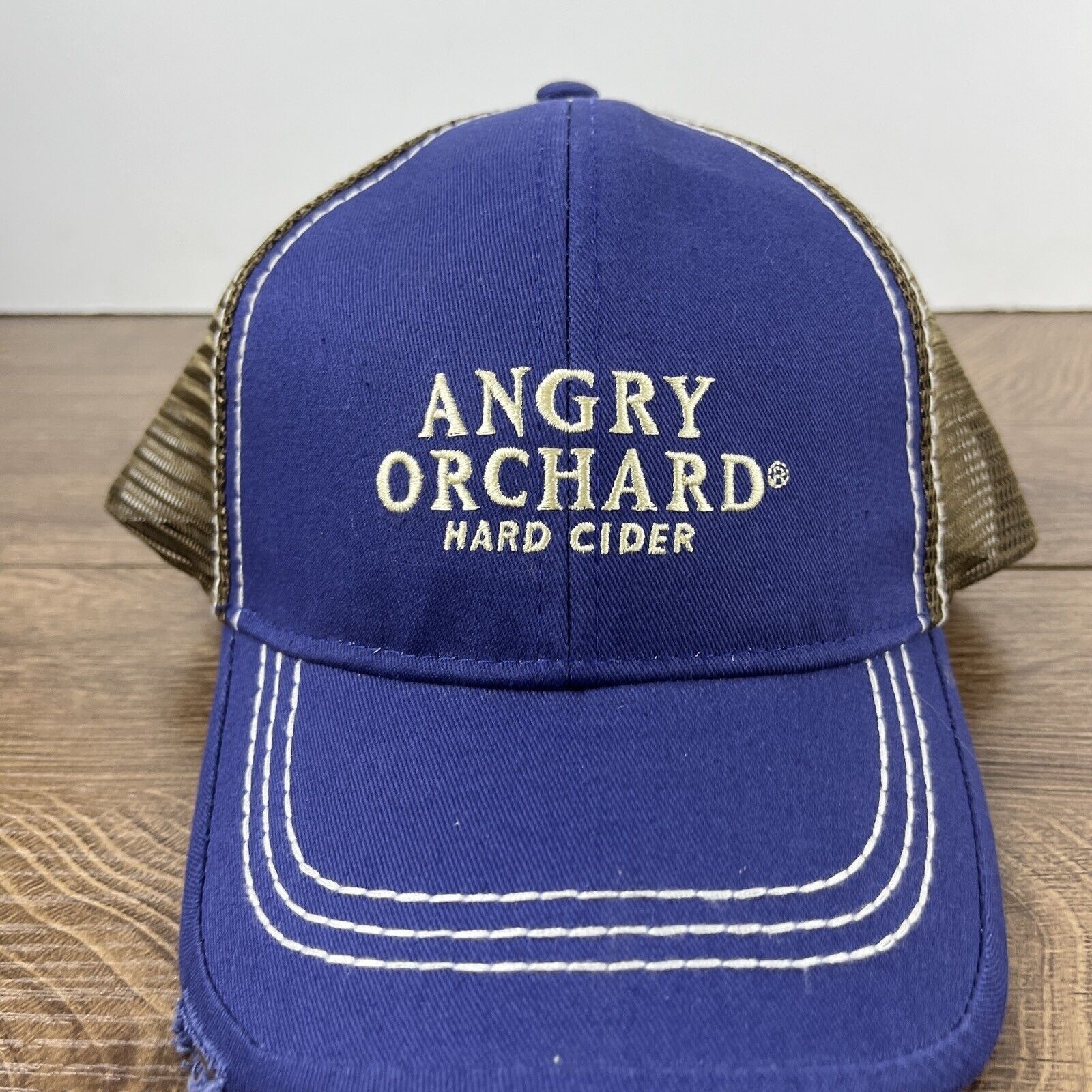 Other Hard Cider Hat Angry Orchard Blue Adjustable Hat Snapback Ad Size ONE SIZE - 6 Thumbnail