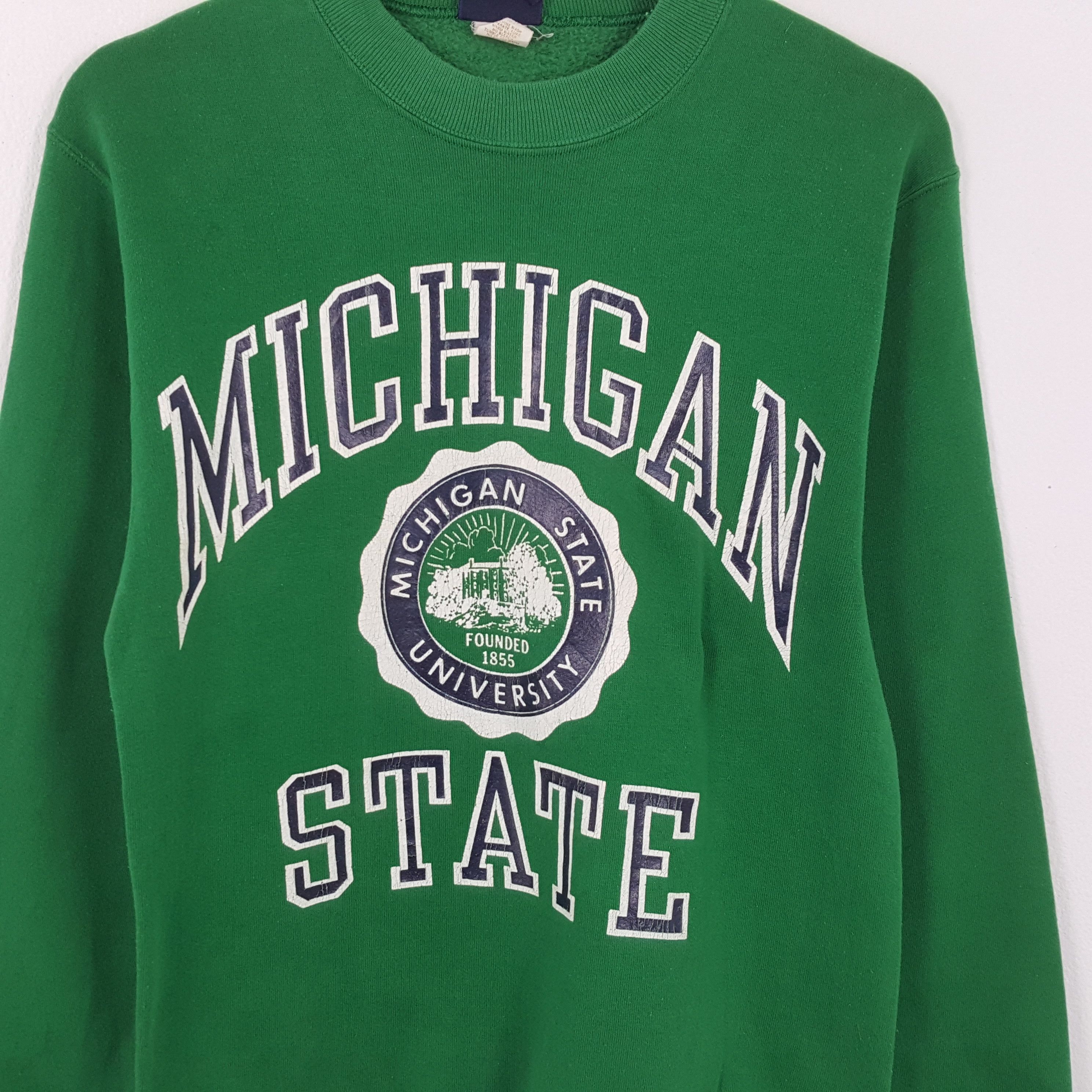 Jansport × Vintage MICHIGAN STATE UNIVERSITY Center Design Vintage Sweatshirt Size US XS / EU 42 / 0 - 2 Thumbnail
