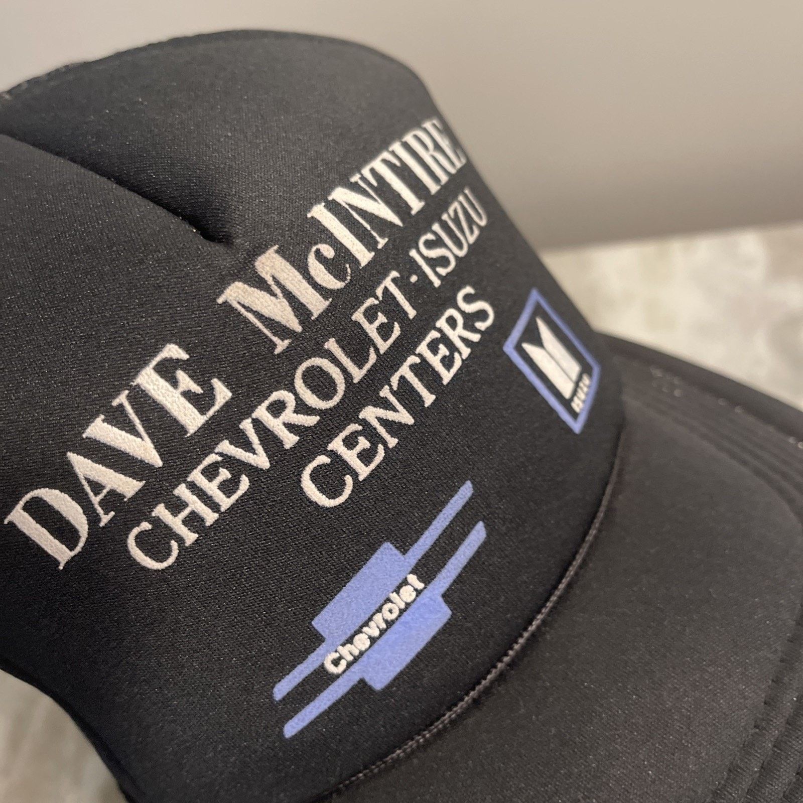 Vintage Dave McIntire Chevrolet-Isuzu Centers Snapback Trucker Hat Size ONE SIZE - 5 Thumbnail