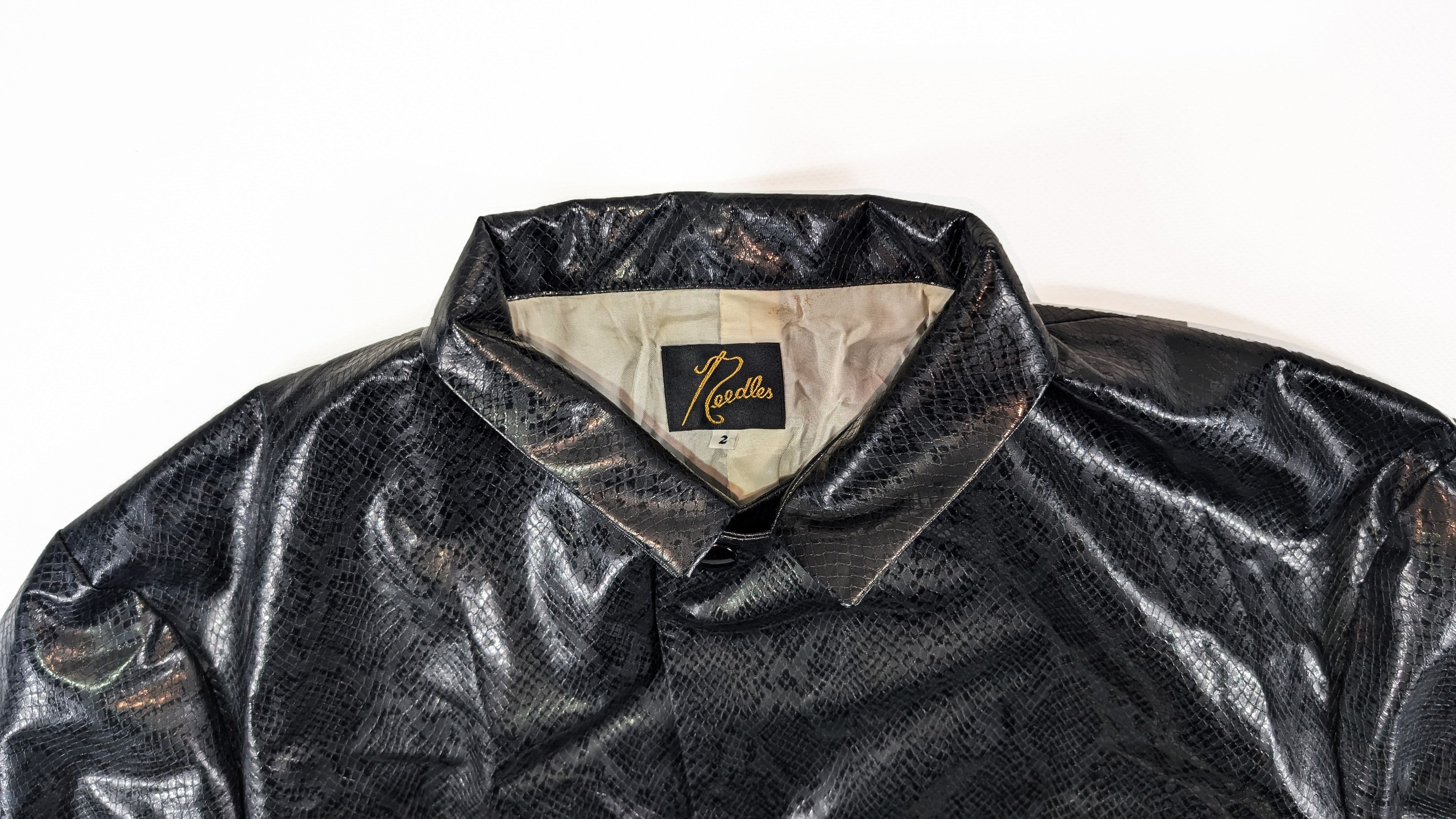 Needles Needles Python Print Coach Jacket Size 2 Made in Japan Size US M / EU 48-50 / 2 - 4 Thumbnail