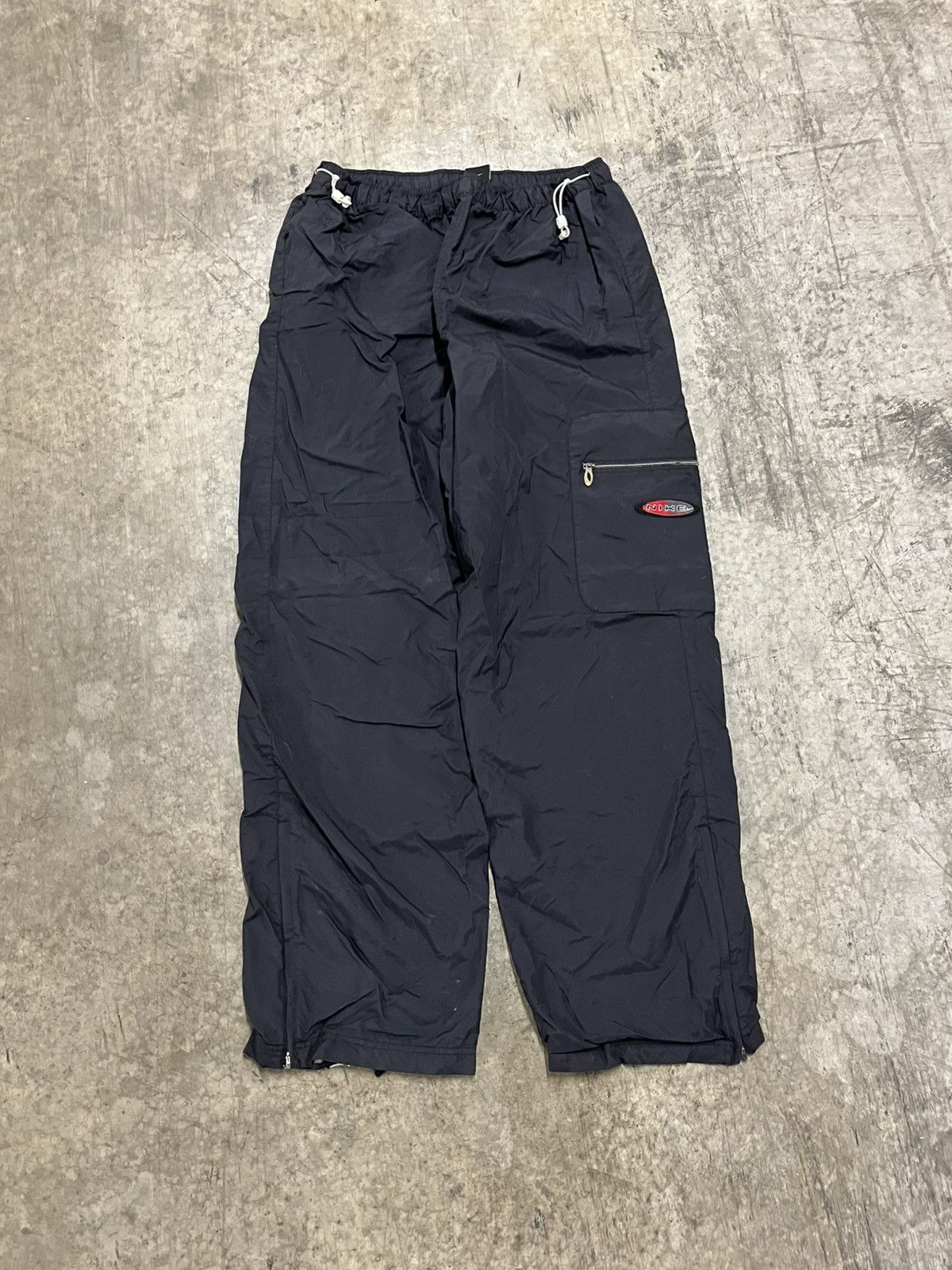 Vintage Nike track pants y2k baggy fit wide leg rare hype sporty Size US 30 / EU 46 - 2 Thumbnail
