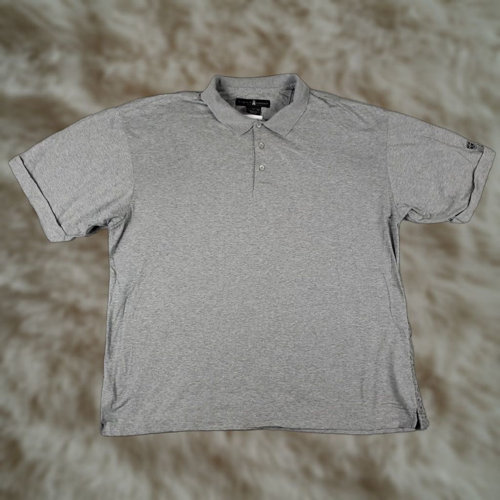 Vintage Tiger Woods Nike Golf Polo Shirt Mens XL Gray Cotton Short Sleeve Sports Classic Modern Preppy Shirts Mens XL Gray Size US XL / EU 56 / 4 - 1 Thumbnail