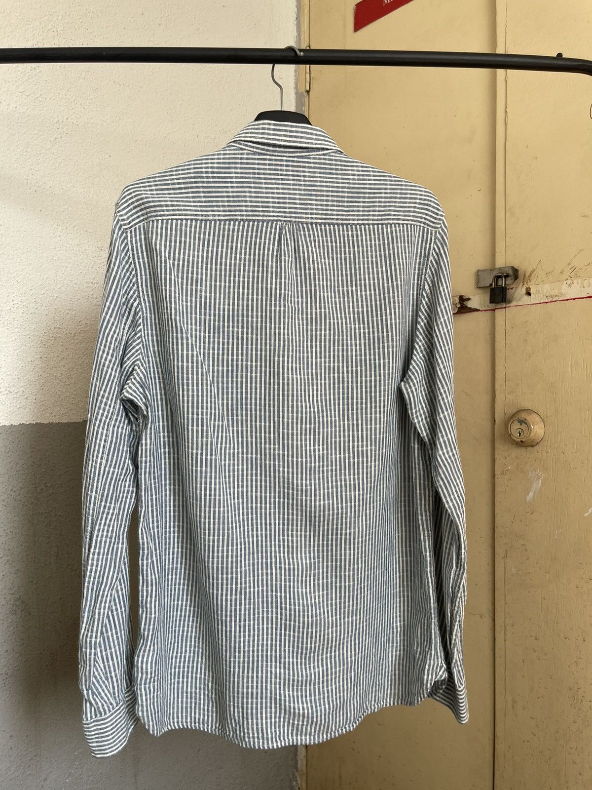 RRL Ralph Lauren RRL Double RL Striped Blue Longsleeve Button Shirt 3775279 Size US M / EU 48-50 / 2 - 9 Thumbnail