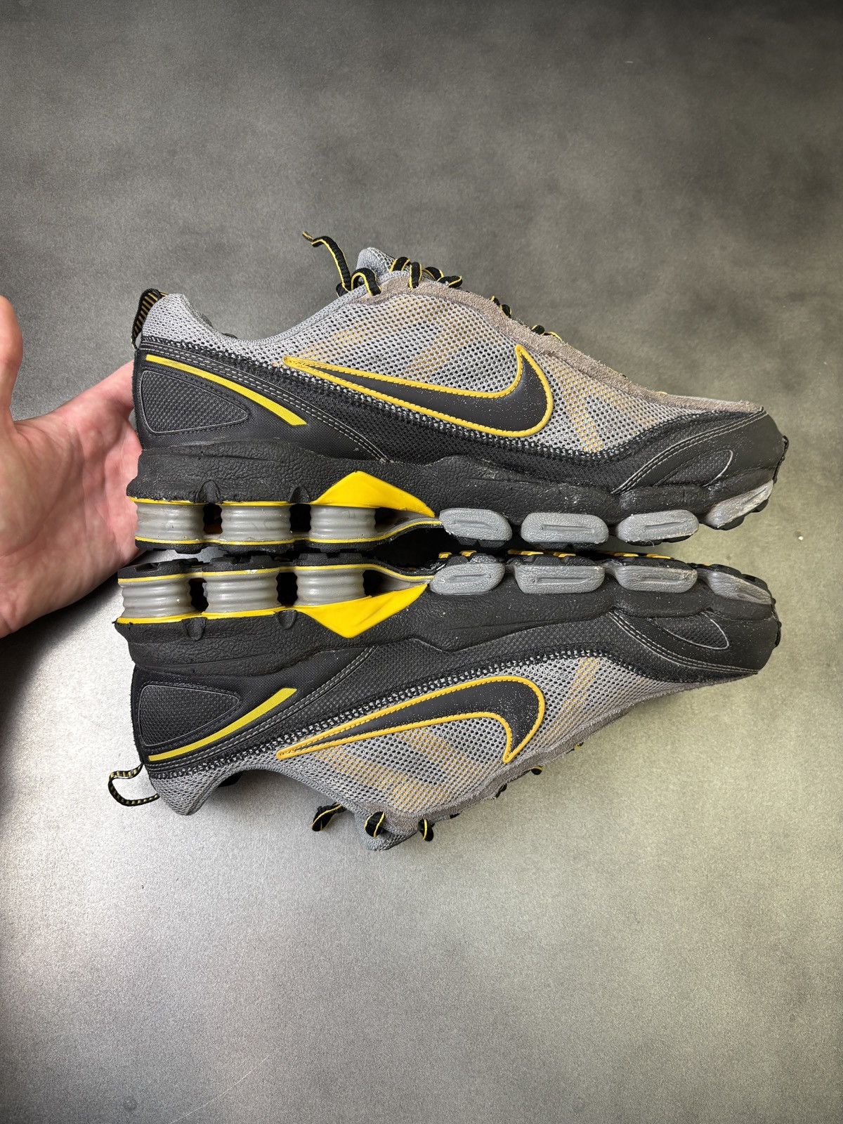 Nike × Vintage 2007 Nike Shox Junga II 316185-001 Mesh ACG 2000s Vintage 10 Size US 10.5 / EU 43-44 - 12 Thumbnail